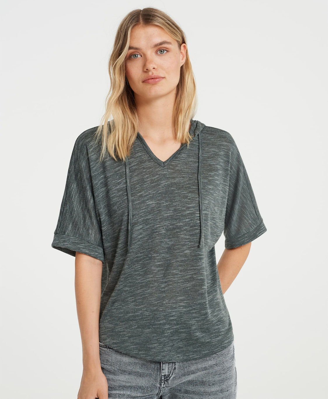 Opus T-shirt Selanaz Groen