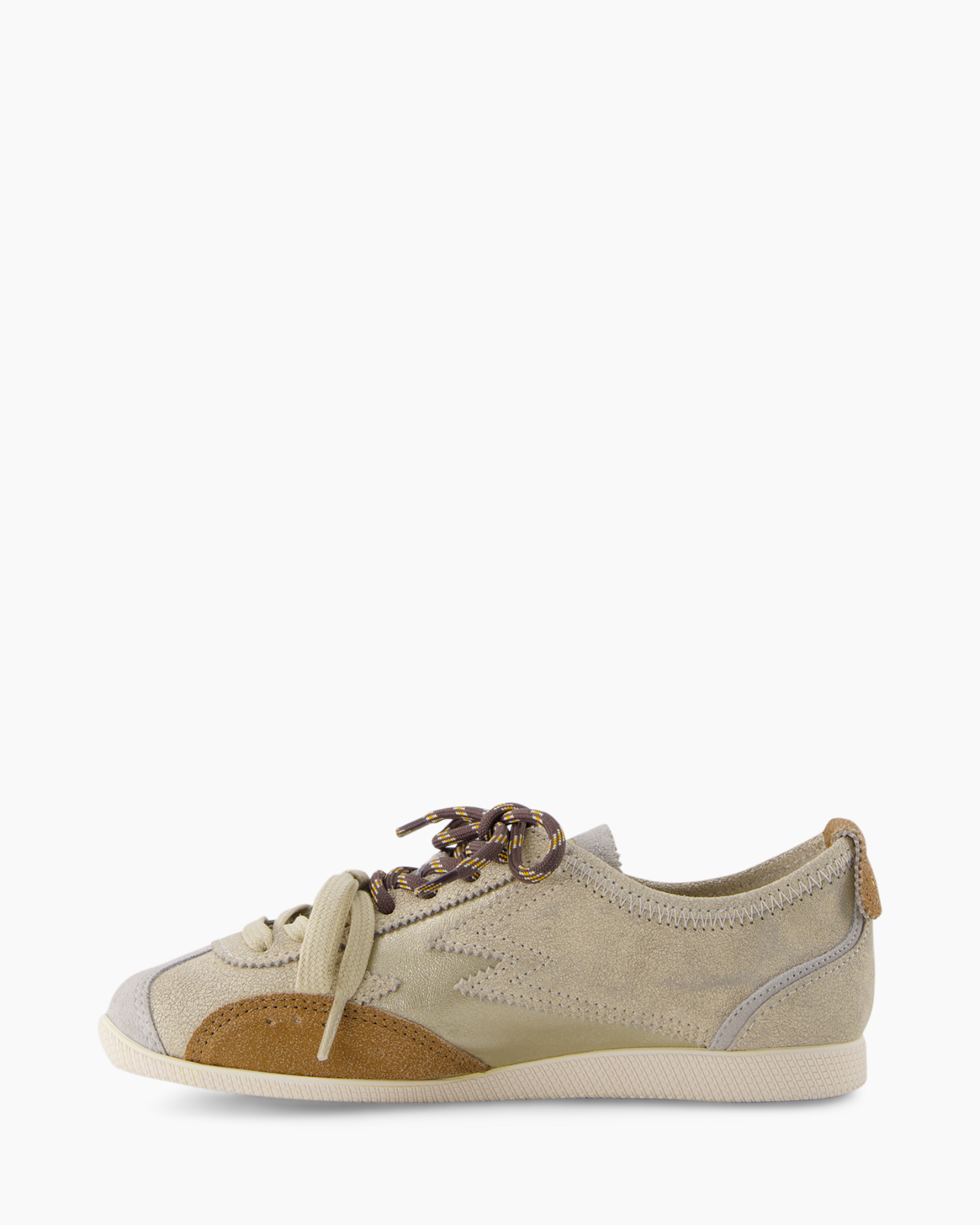 sneaker, sneaker casual, beige, suede, veterschoen