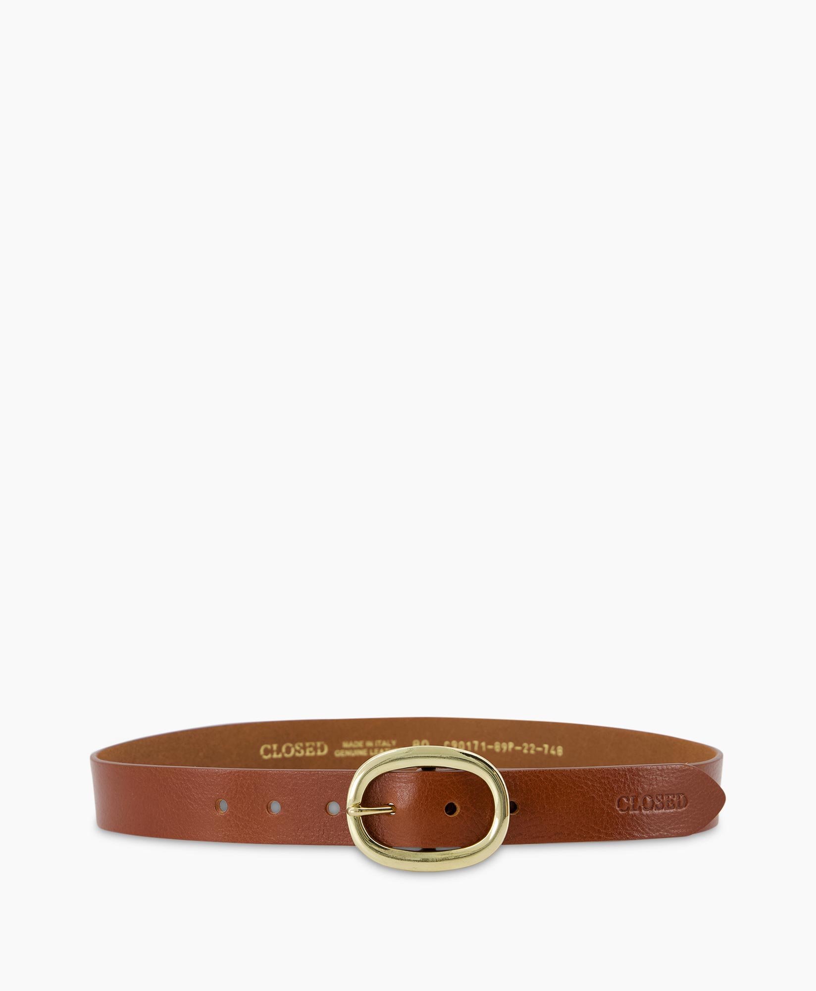 Closed Riem Belt Bruin