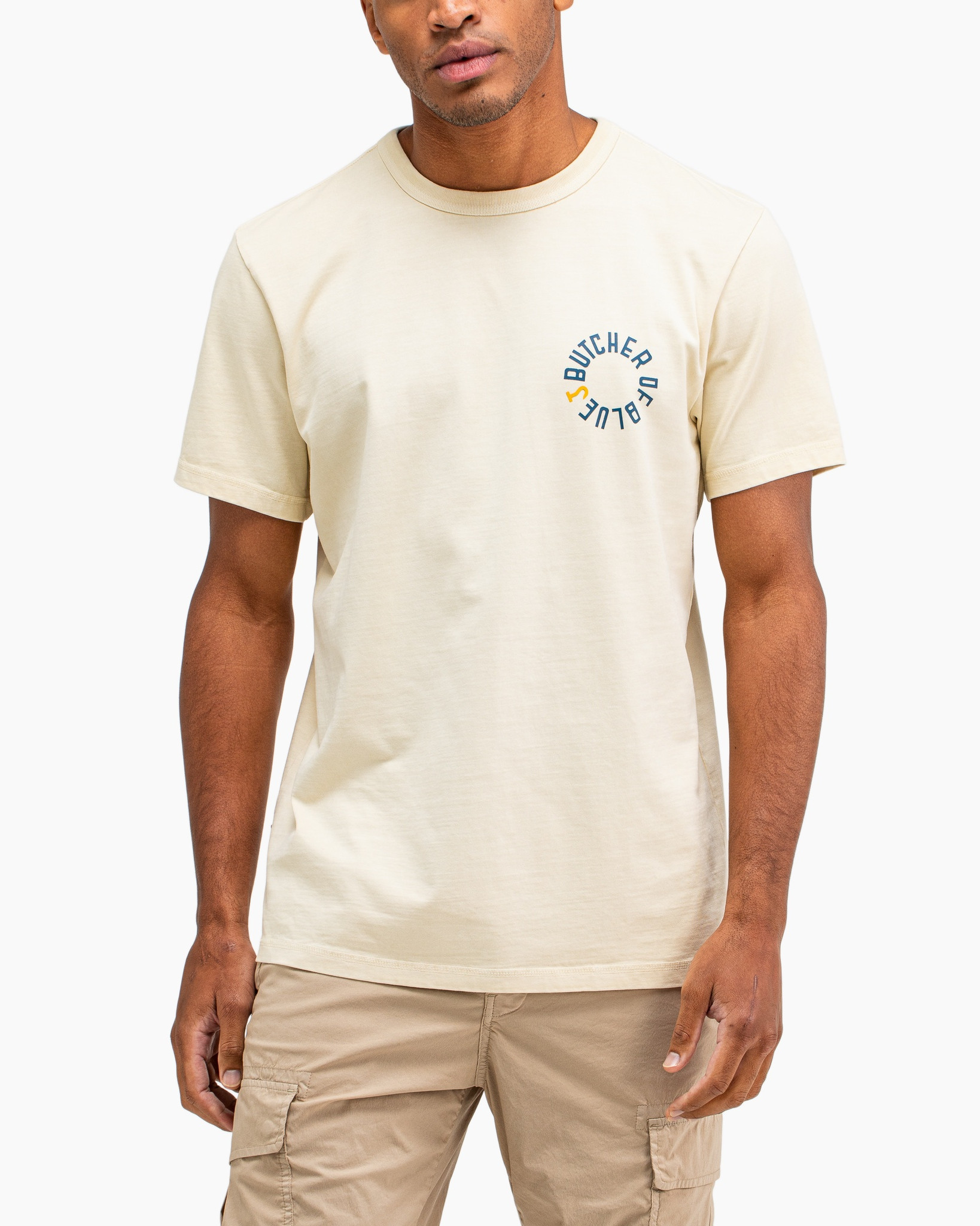 T-shirt Korte Mouw Army Circle Tee Beige