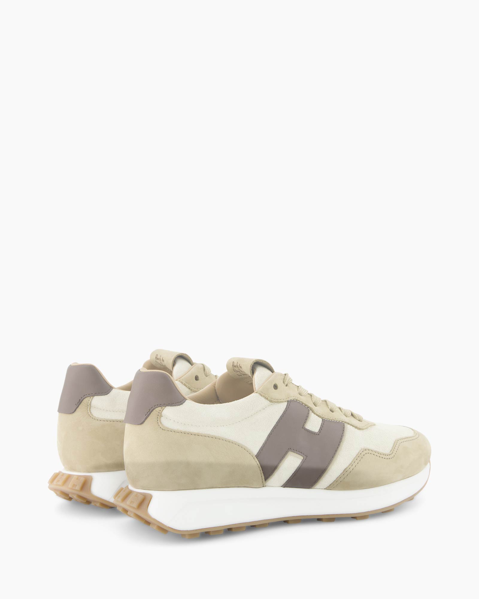 Sneaker H601 Allacciato H Patch Beige