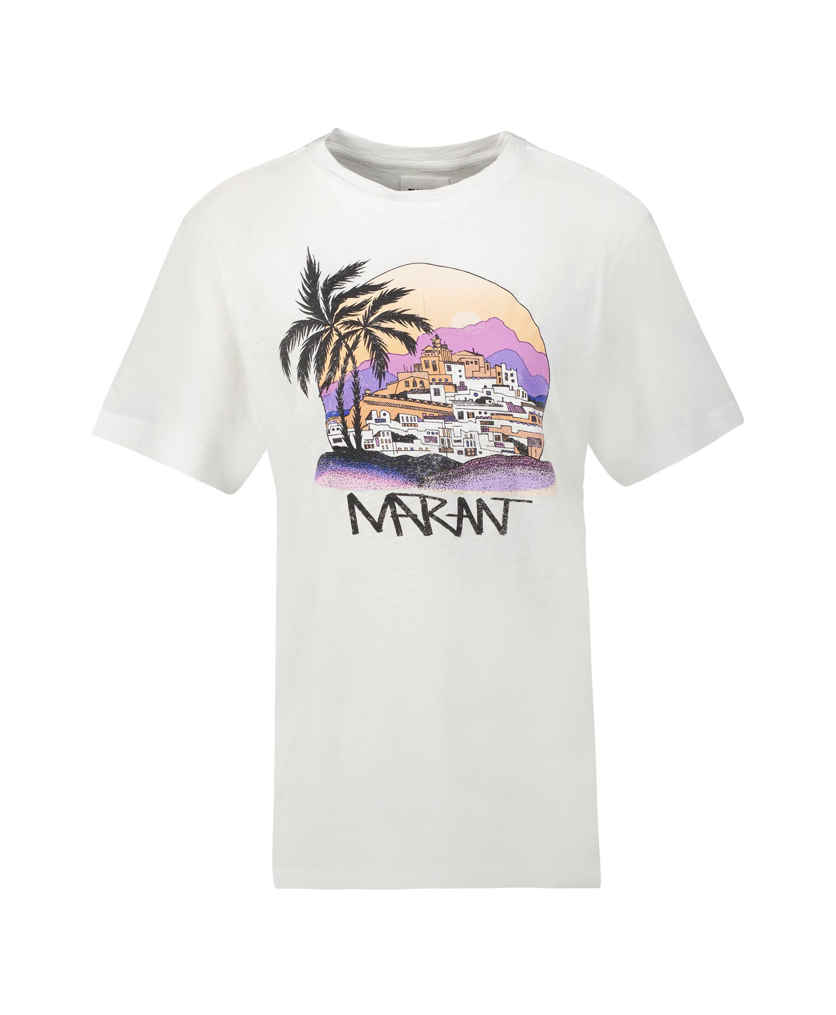 Marant Étoile T-shirt Korte Mouw Zewel Wit