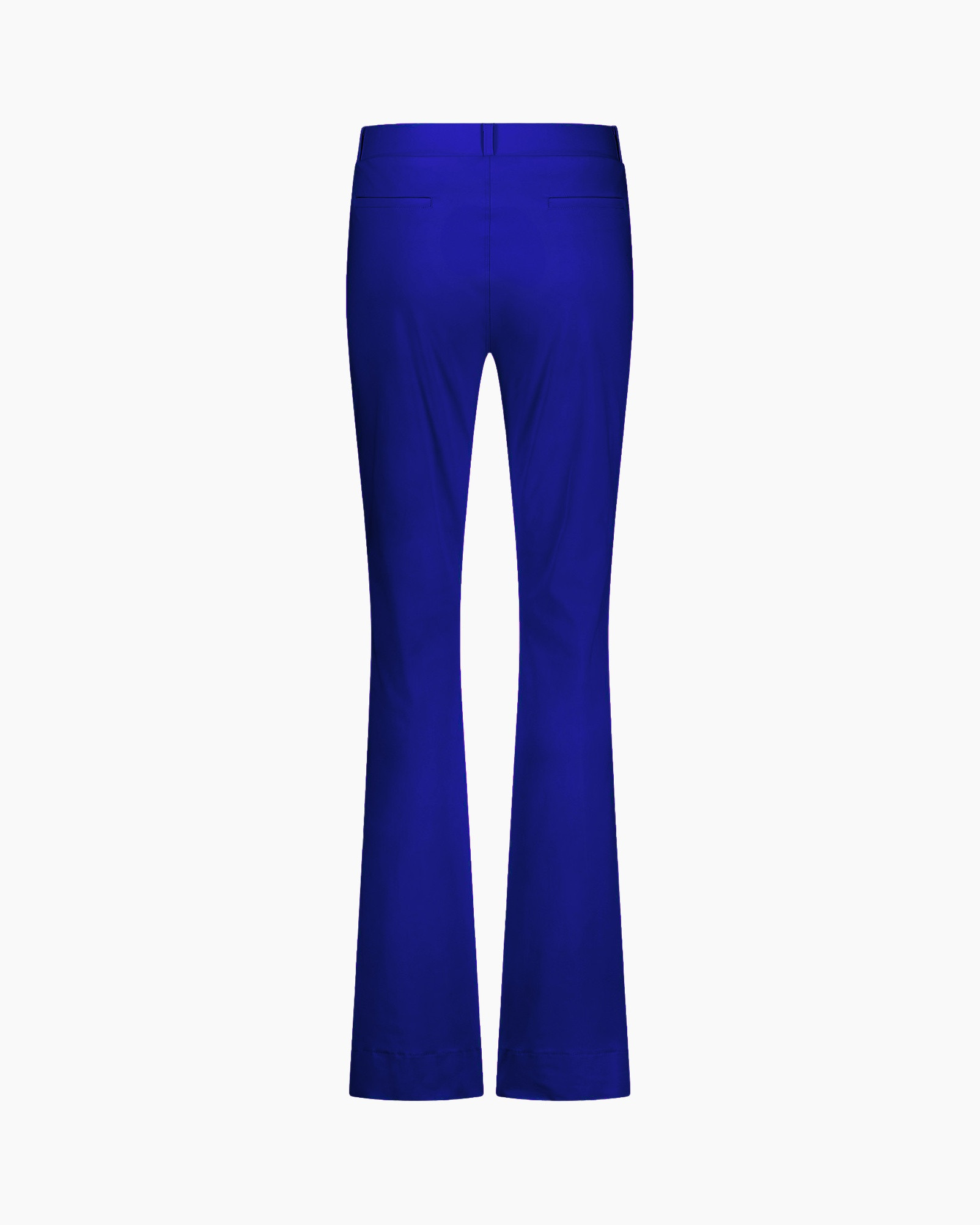 broek, broek, blauw, pantalon, flare