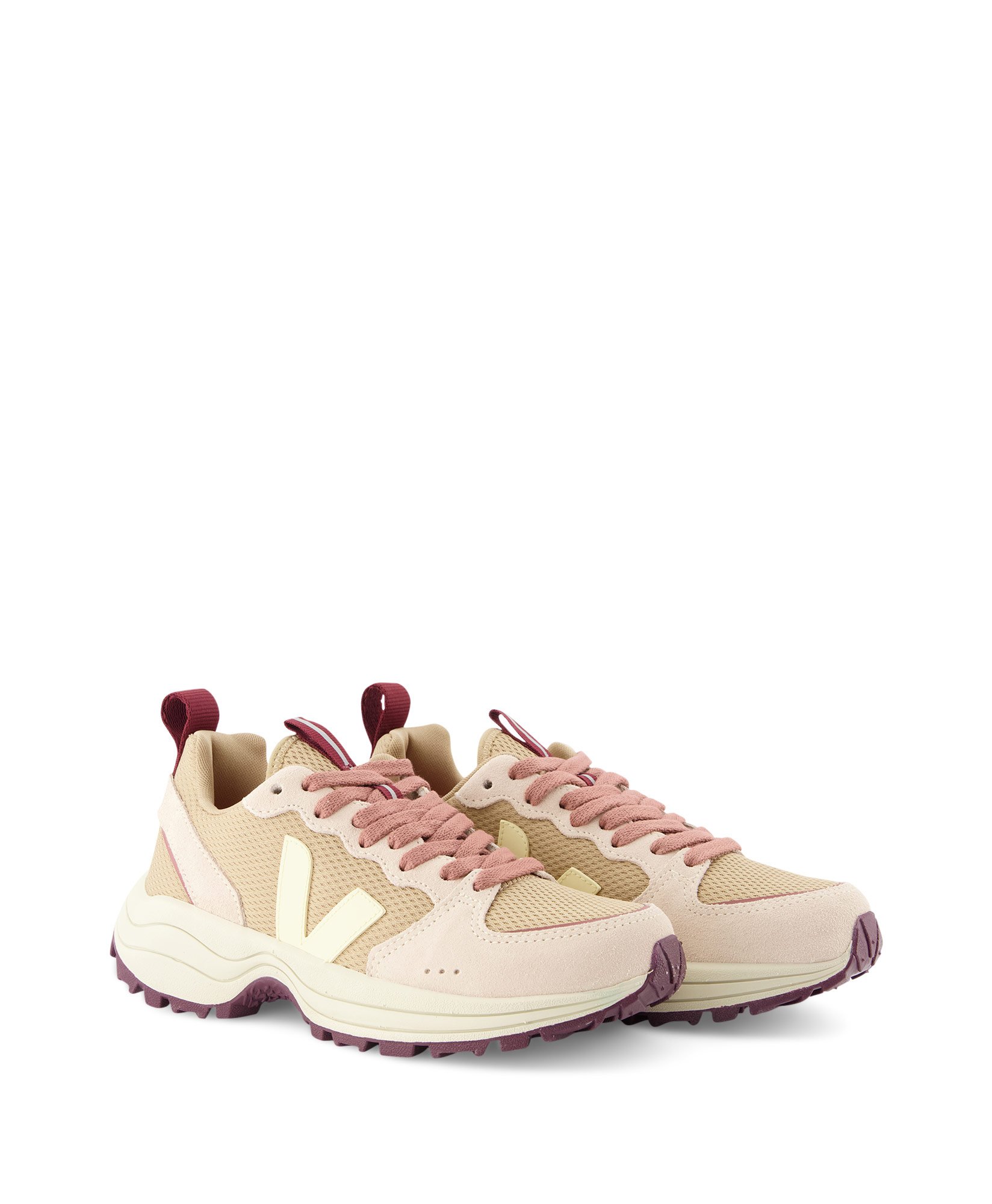 Veja sneakers top dames roze