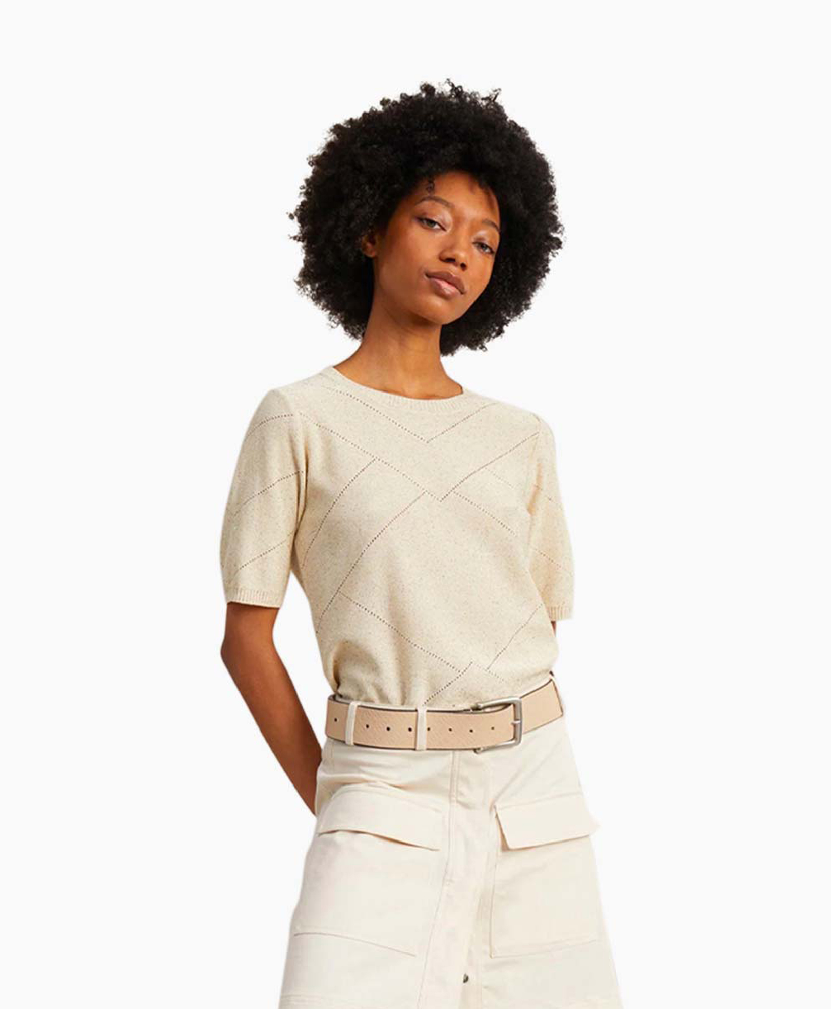 Munthe Pullover Ganage Ecru