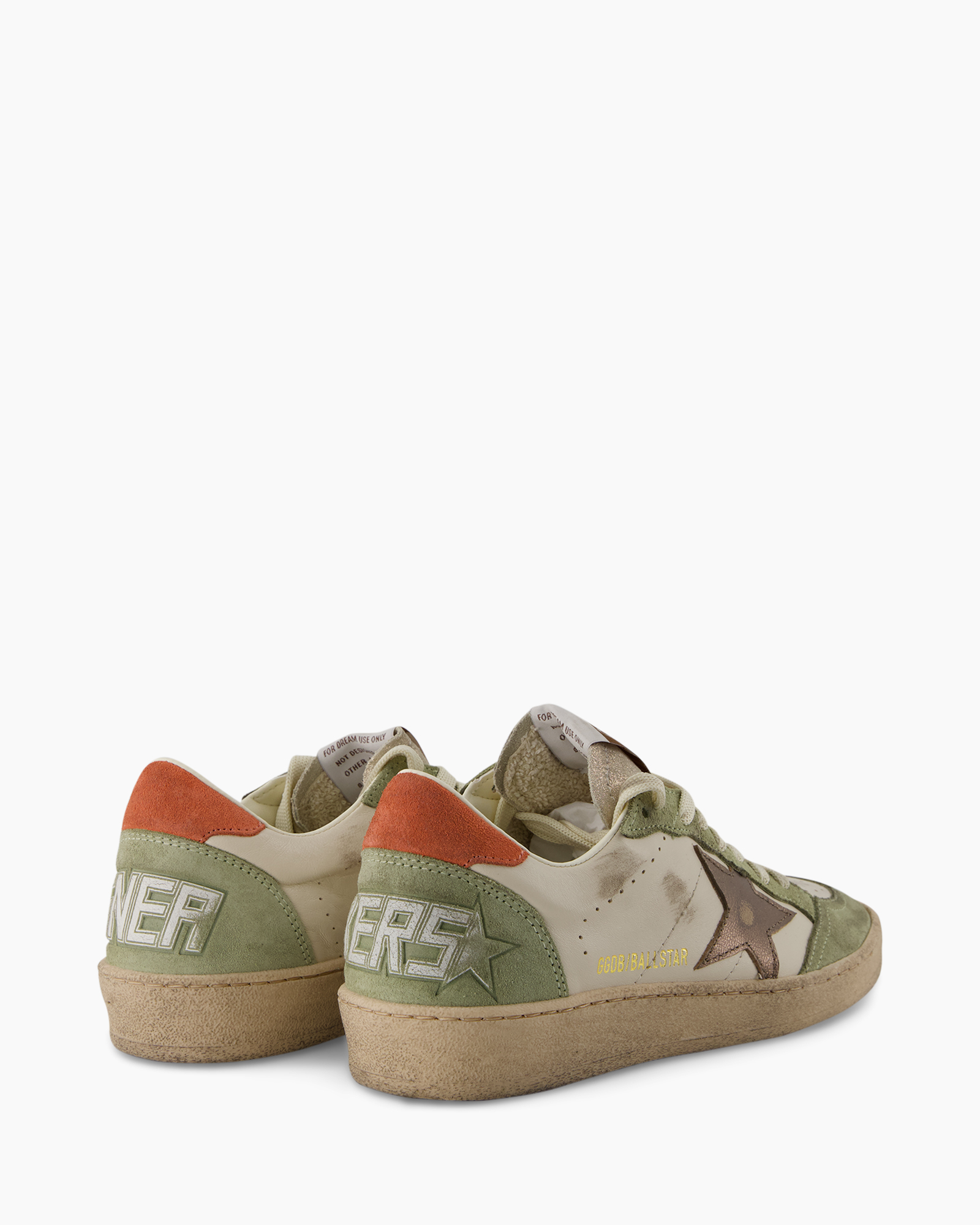 ­sneakers, 〈shoes〉, casual, groen, oranje