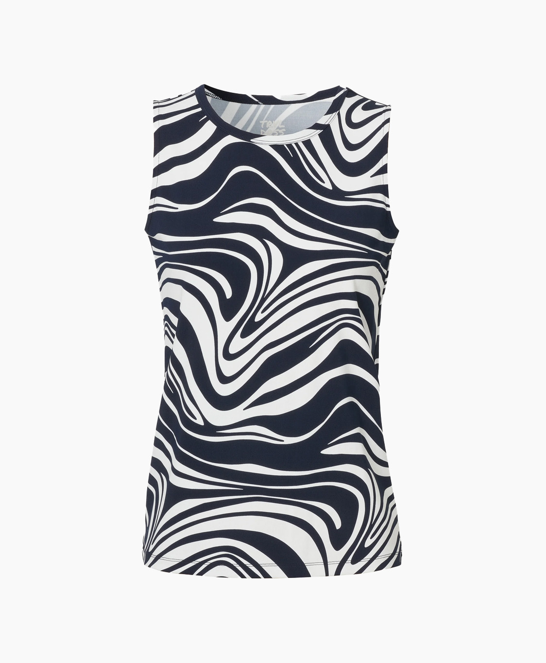 Trvl Drss Top 02-t1123-45x Blauw dessin