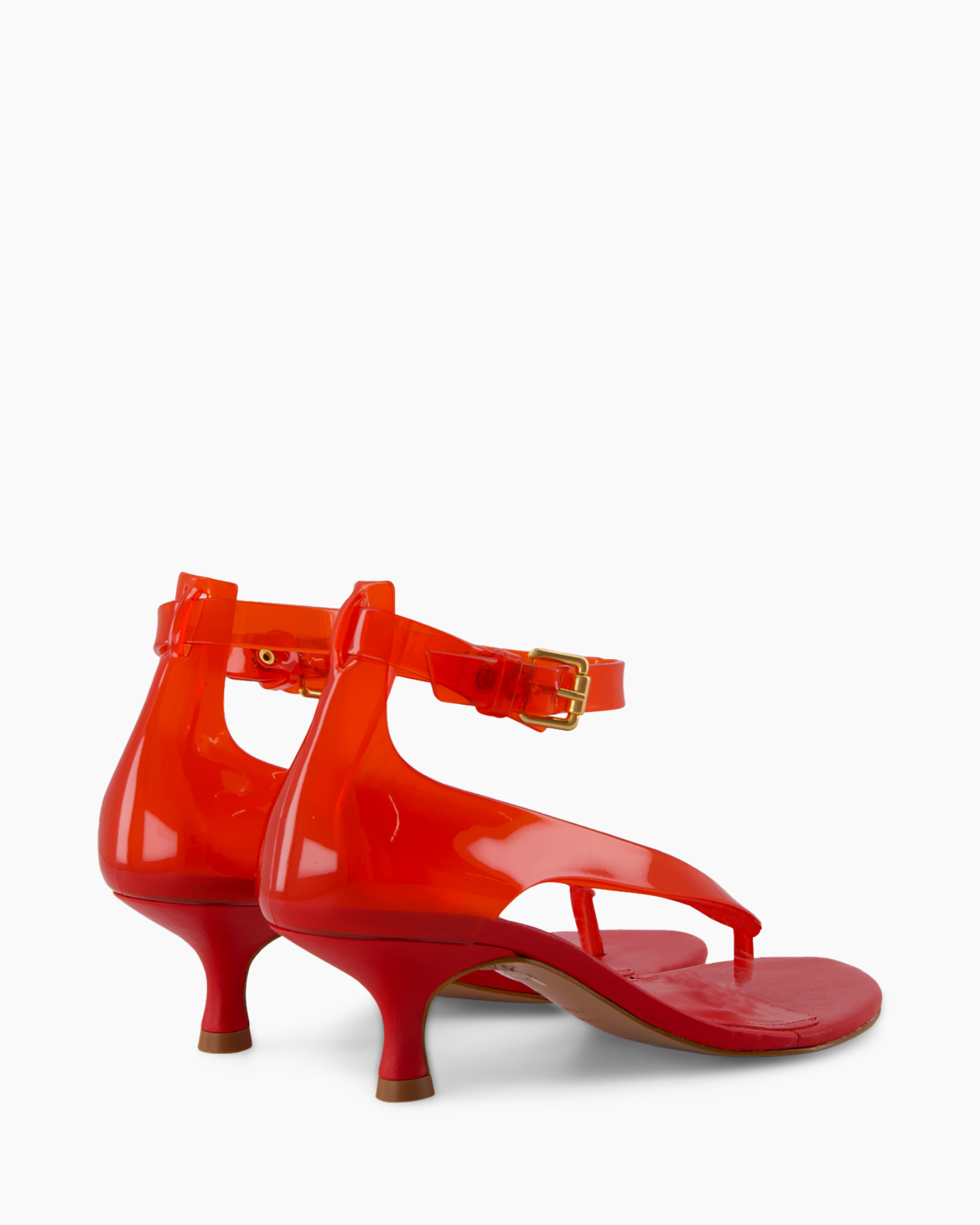 open-toe, strappy, mid-heel, red, sandals