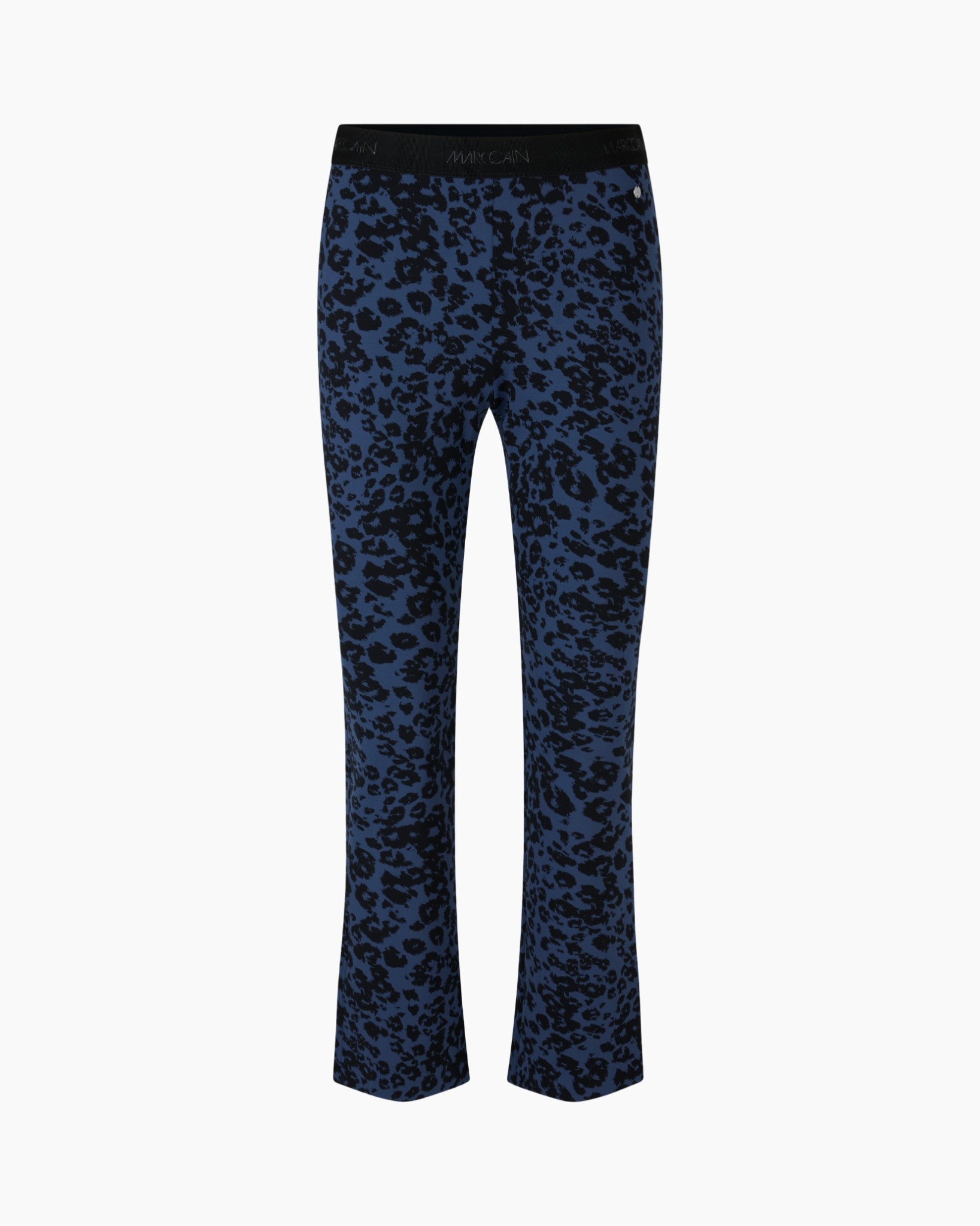 broek, legging, leeuwenkopprint?, blauw, elastische tailleband