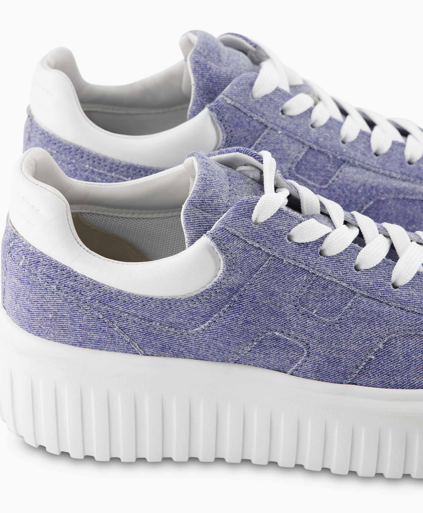 Sneaker H-stripes Blauw