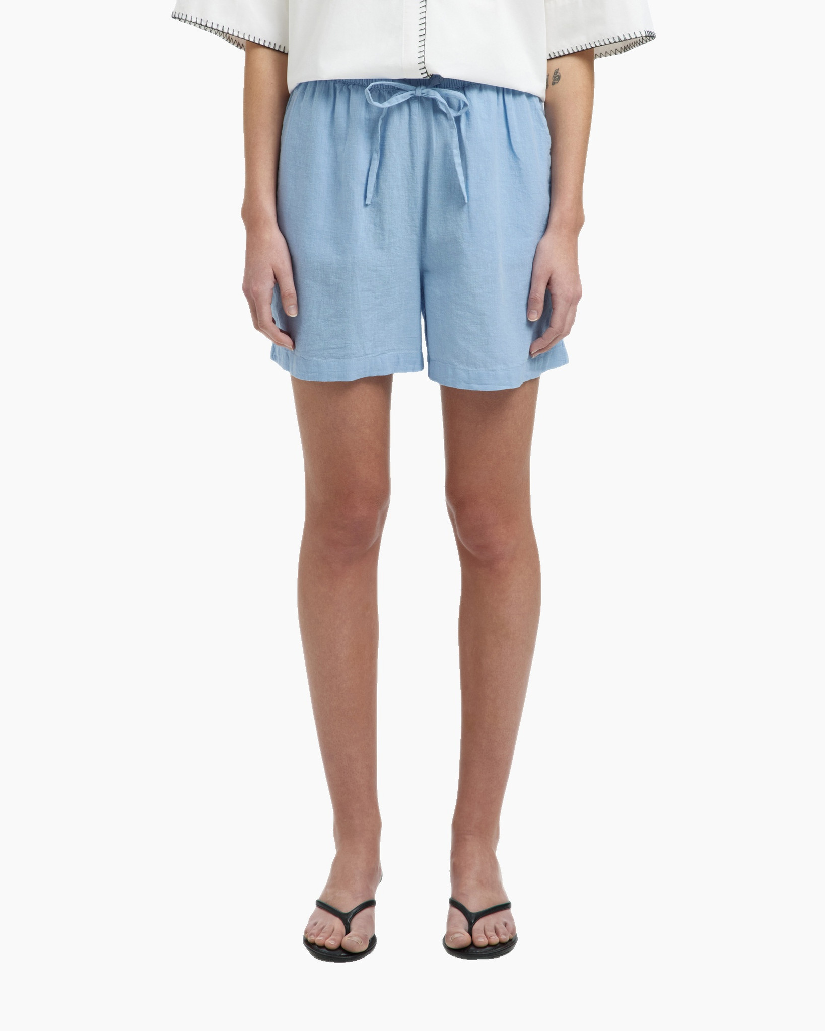 Short Luisa Mw String Shorts B Blauw