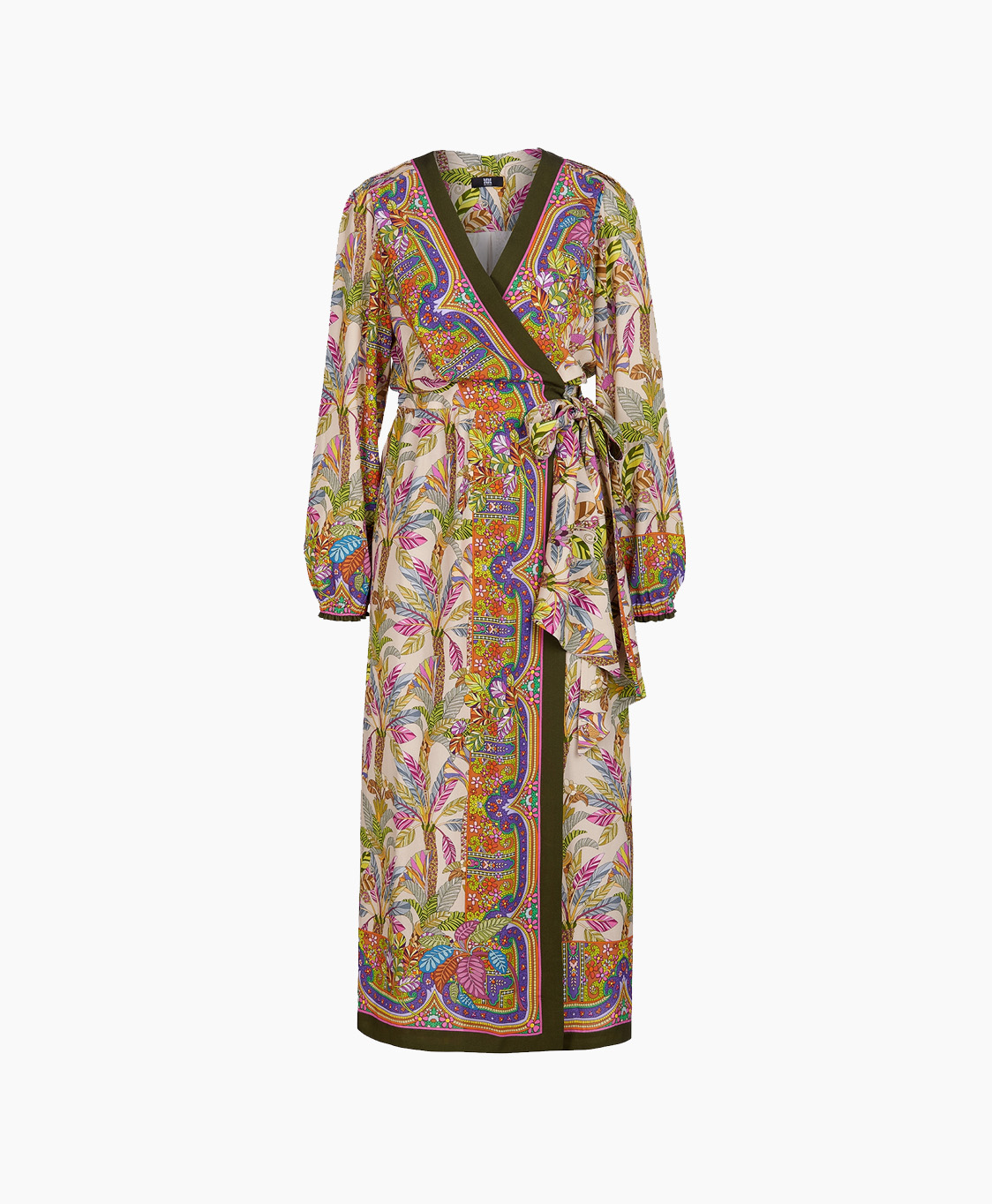 Riani Maxi Jurk 336220-4094 Groen dessin