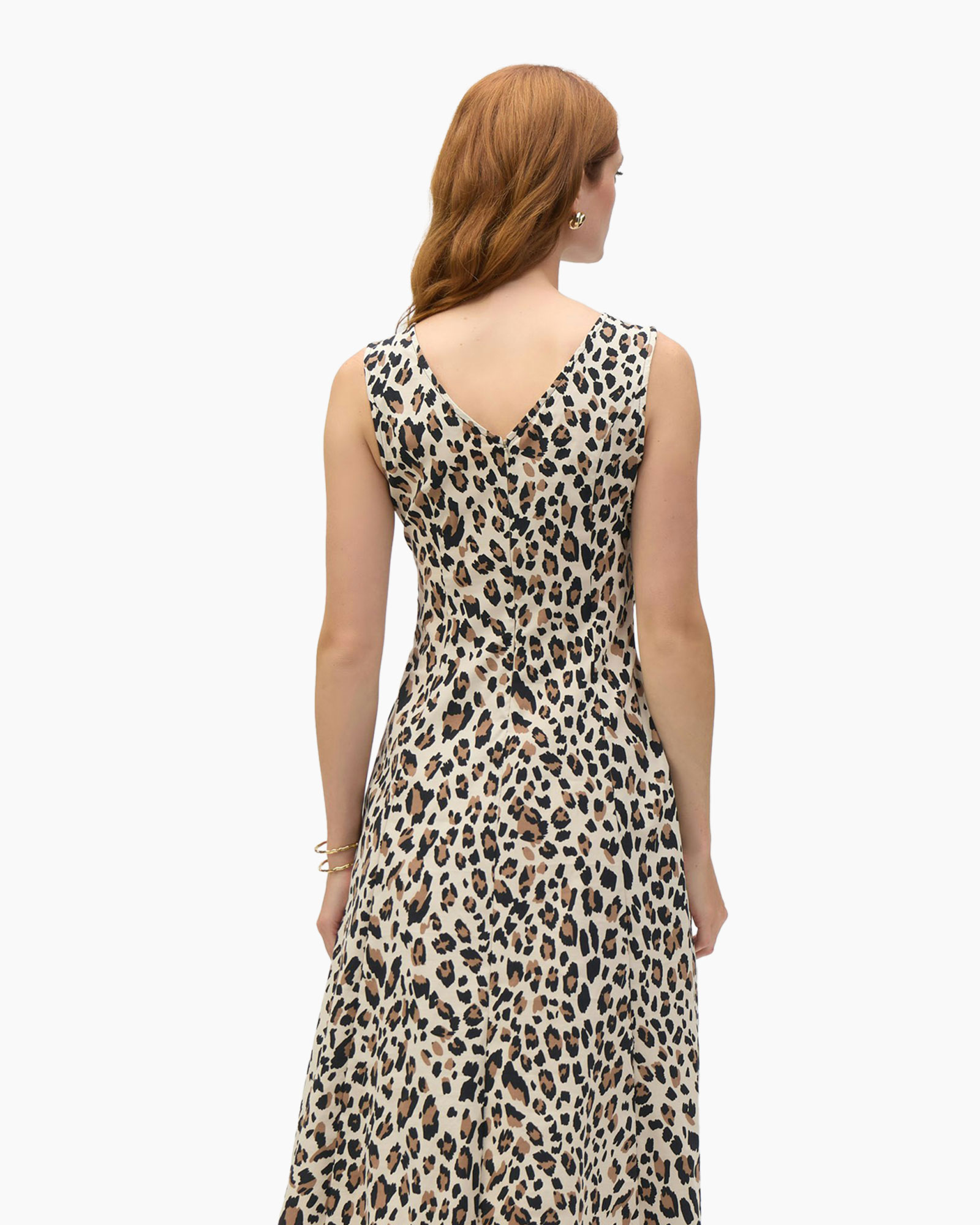 Jurk Midi Beige