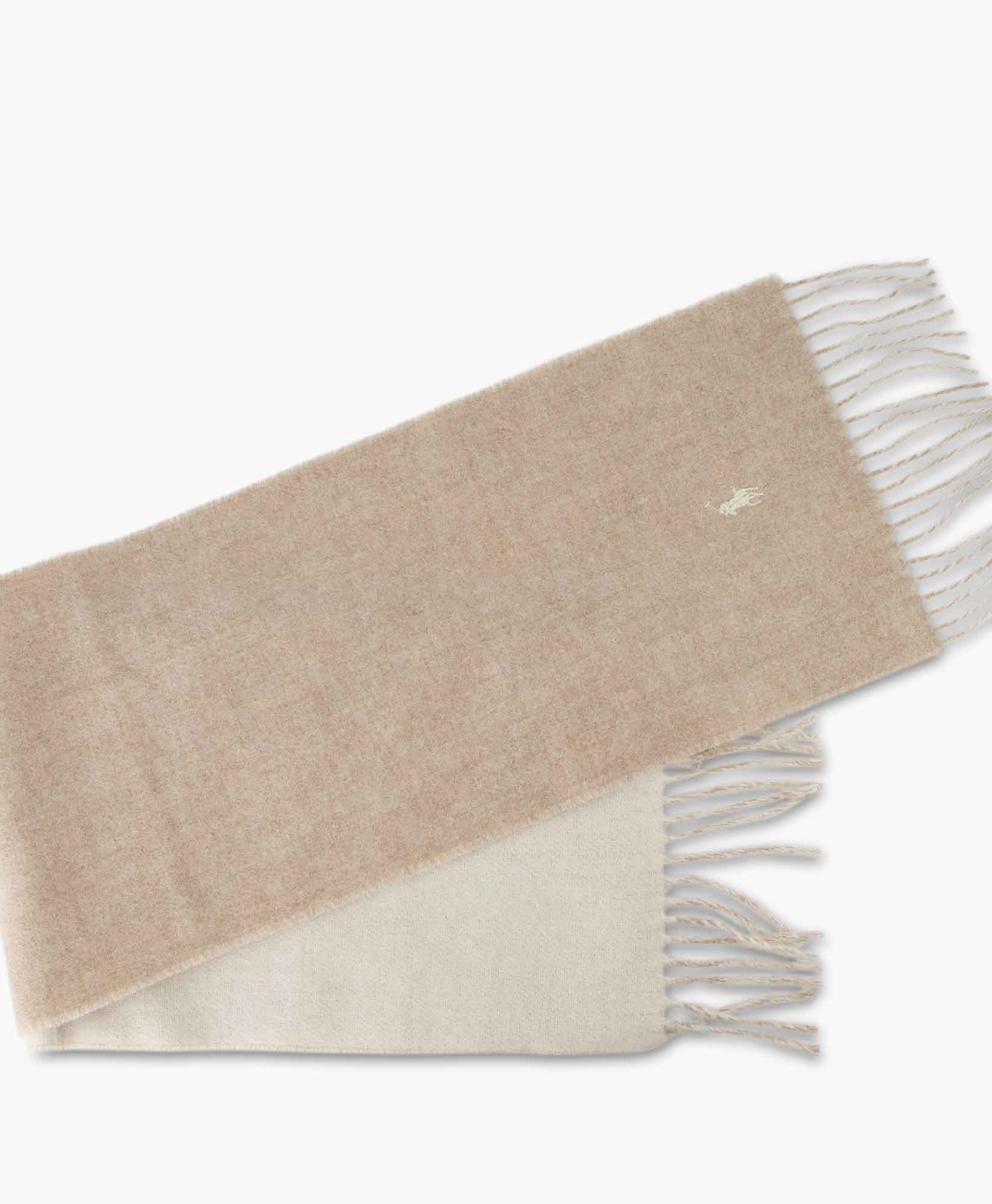 Sjaal Virgin Wool Blend Taupe