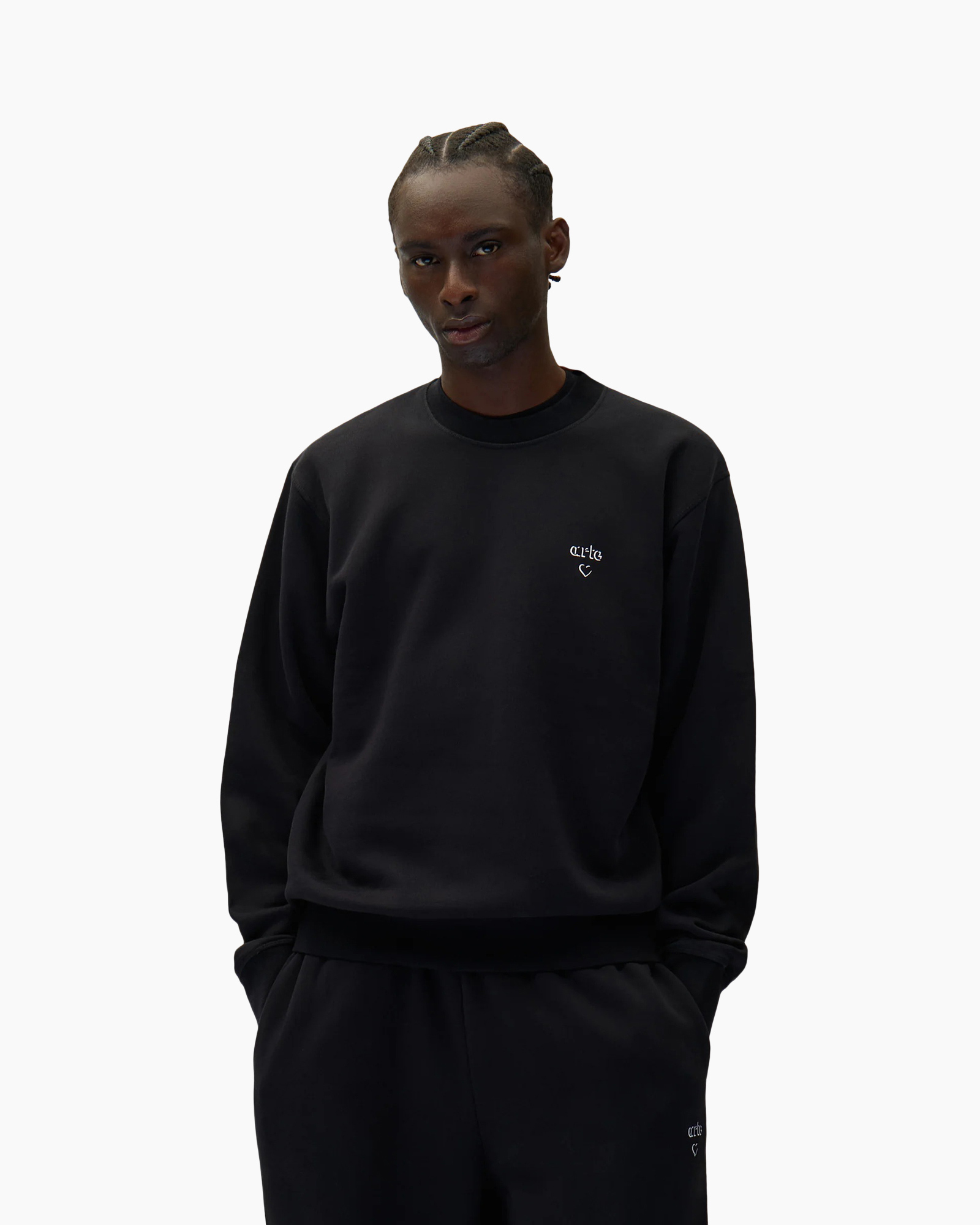 Arte Antwerp Trui Arte Heart Crewneck Groen