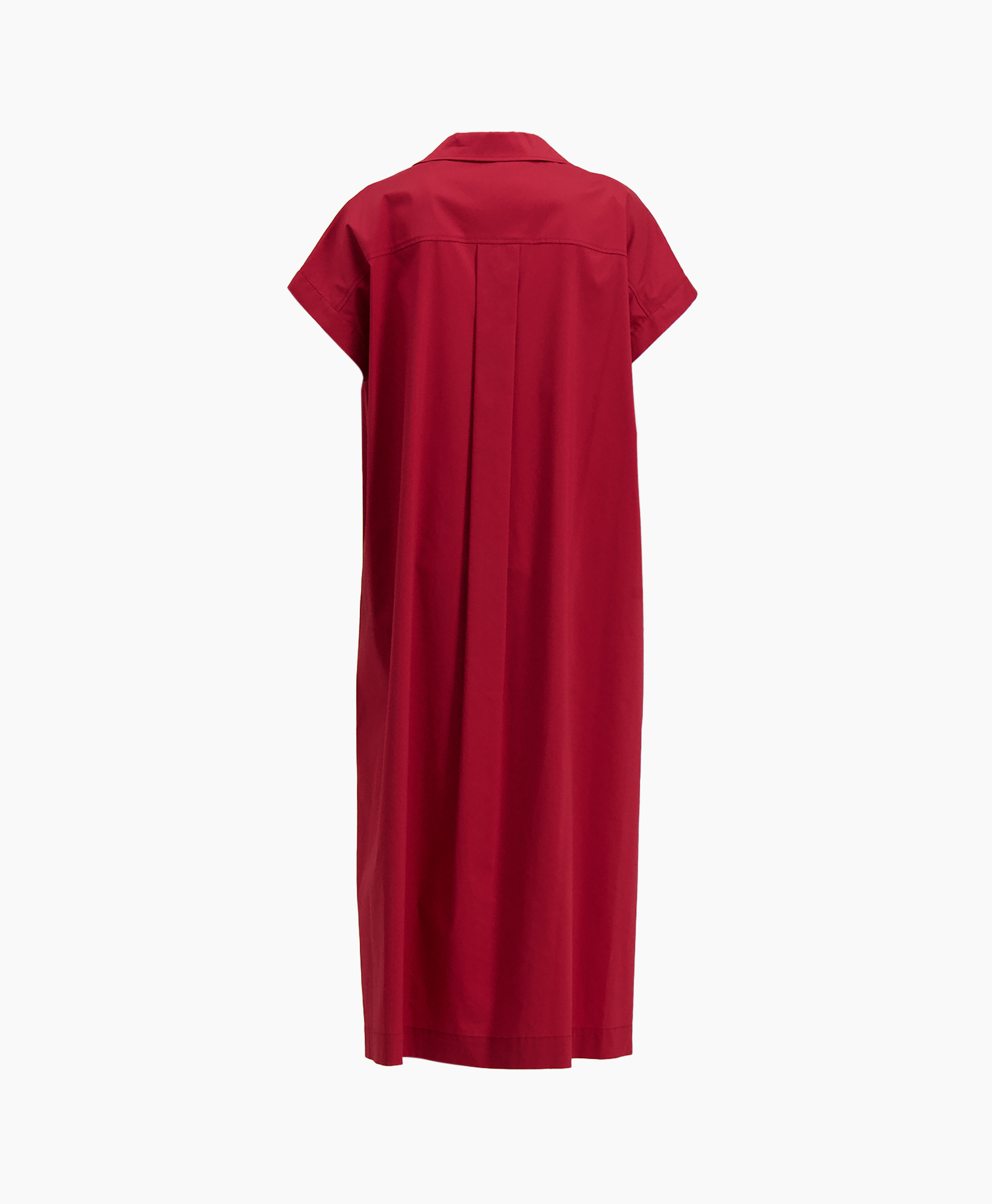 jurk, rood, kortmouw, losjes, zomerkleding