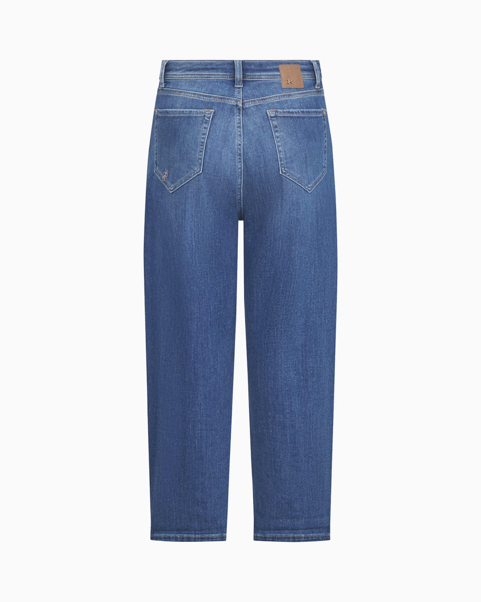 spijkerbroek, denim, blauw, broek, hoog middel