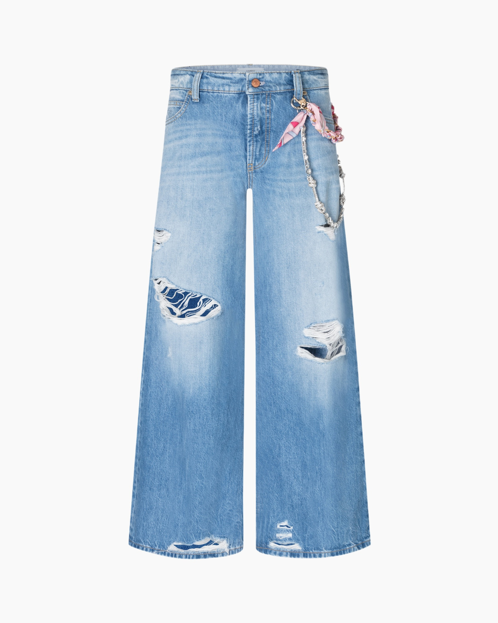 jeans, distressed, wide-leg, distressed denim, pants