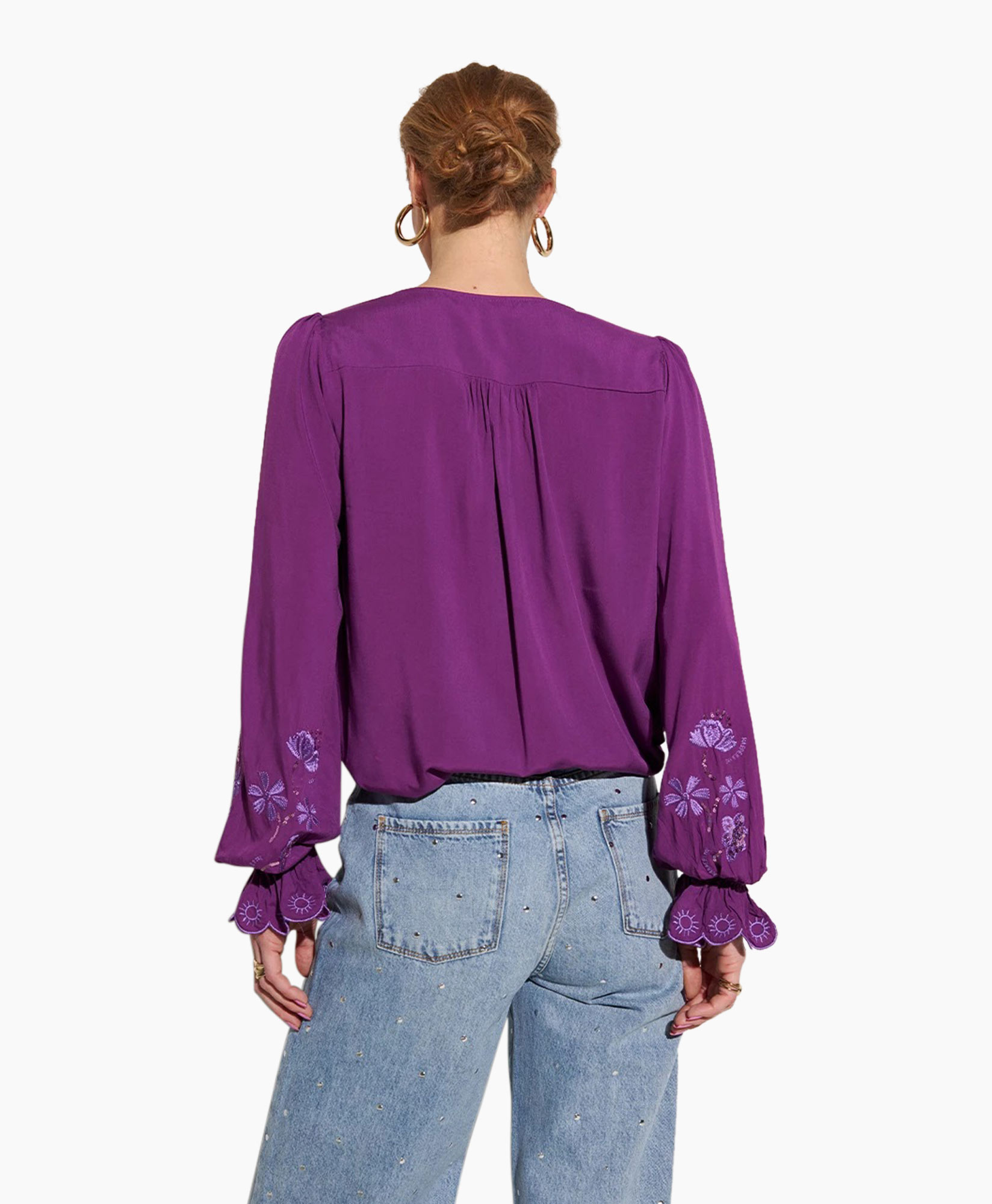Blouse Jamy-ls Paars