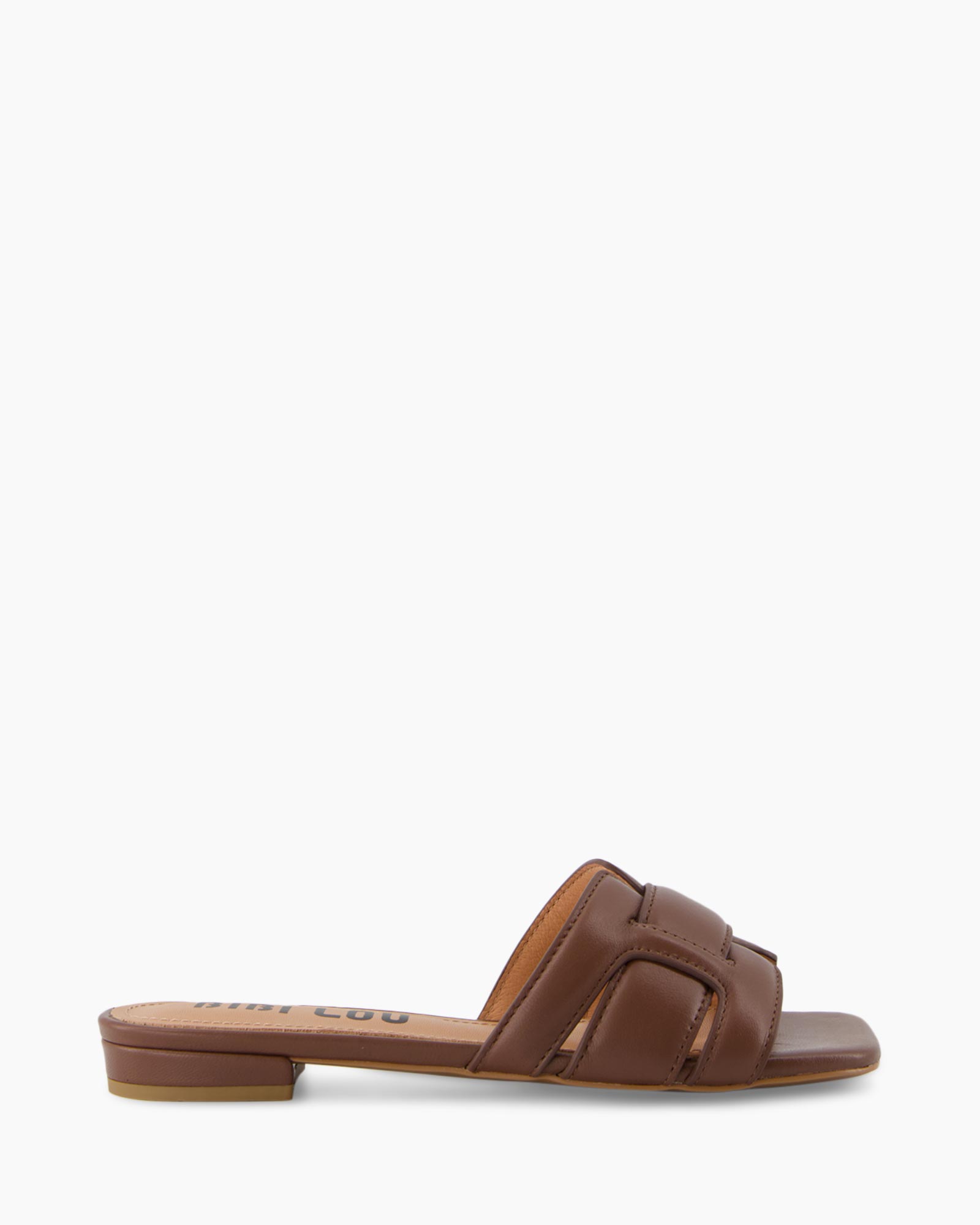 Sandaal Zonder Hak Kid Leather Bruin