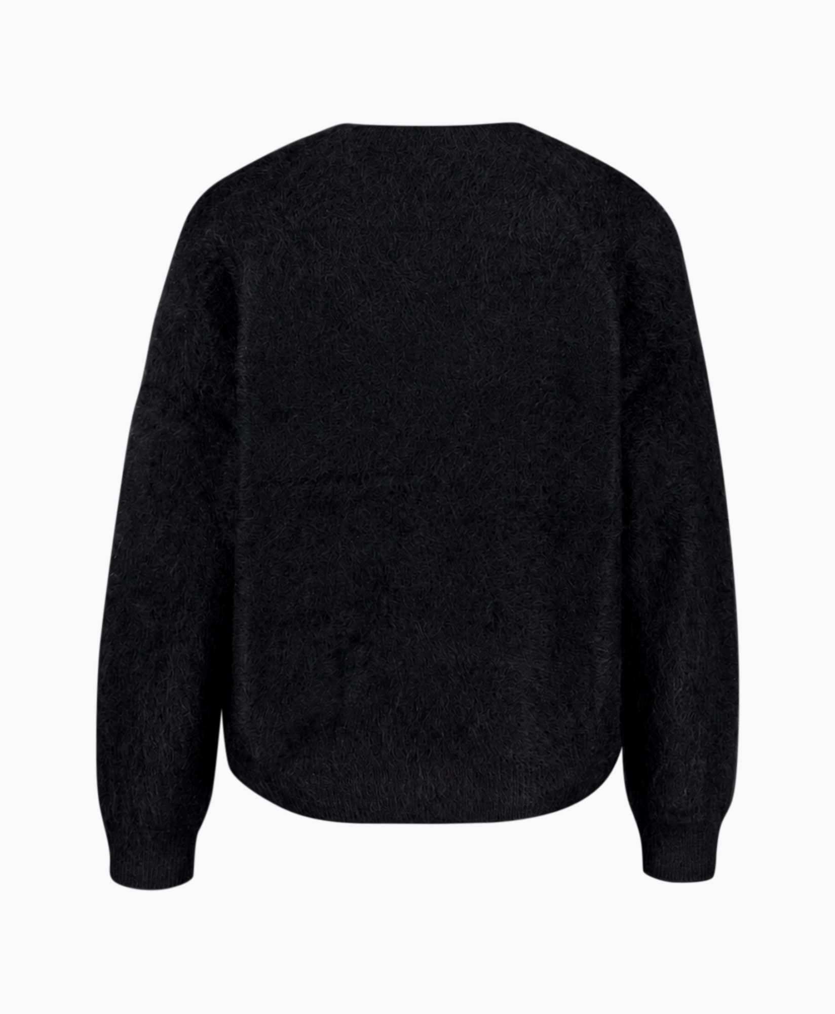 trui, flash, crewneck, donkergrijs, gebreid