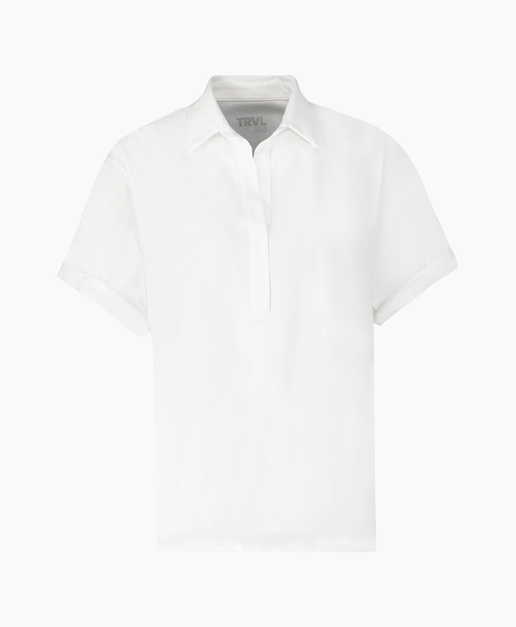 Trvl Drss Top Casual Polo Top Wit