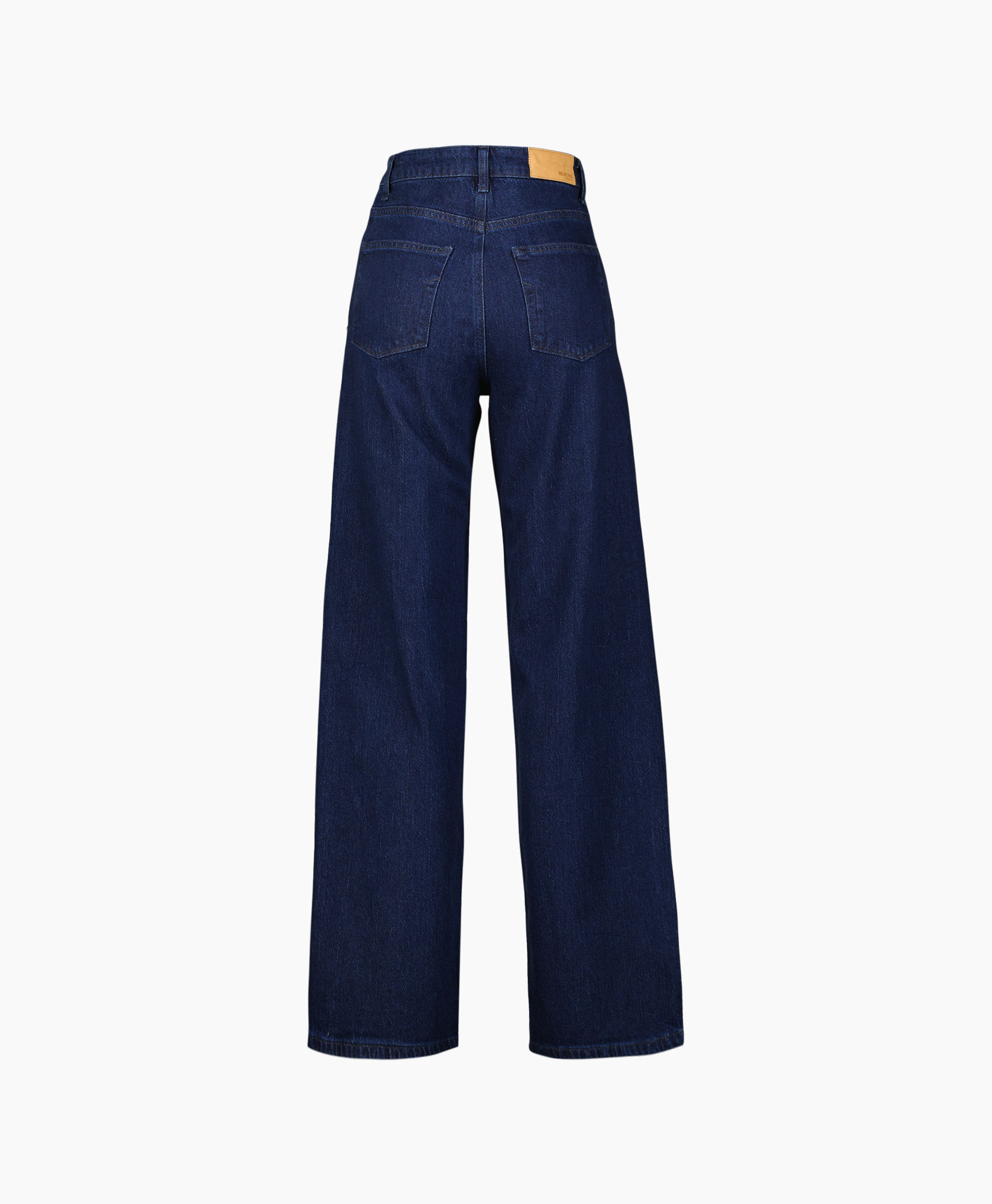 Jeans Marley-bea Hw Mid Blue Wide Jean Blauw