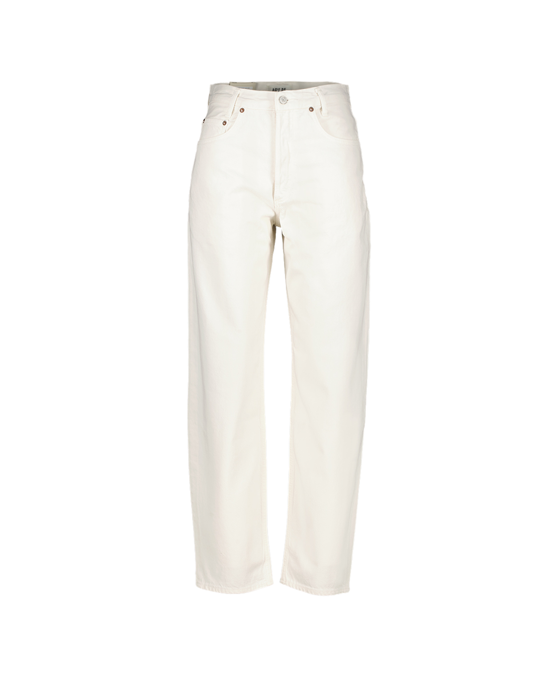 Agolde Jeans Tapered Baggy In Drum Off White