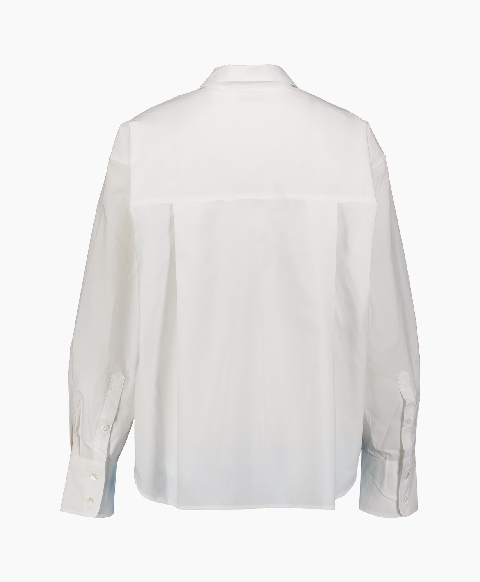 Blouse White Long Sleeve Wit