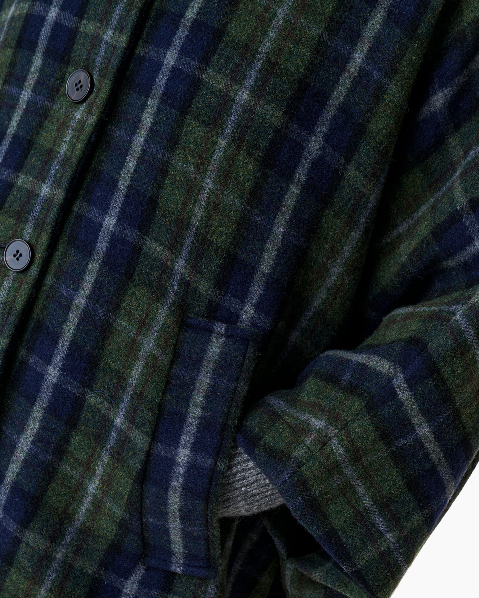 flanel, ruitenpatroon, knopen