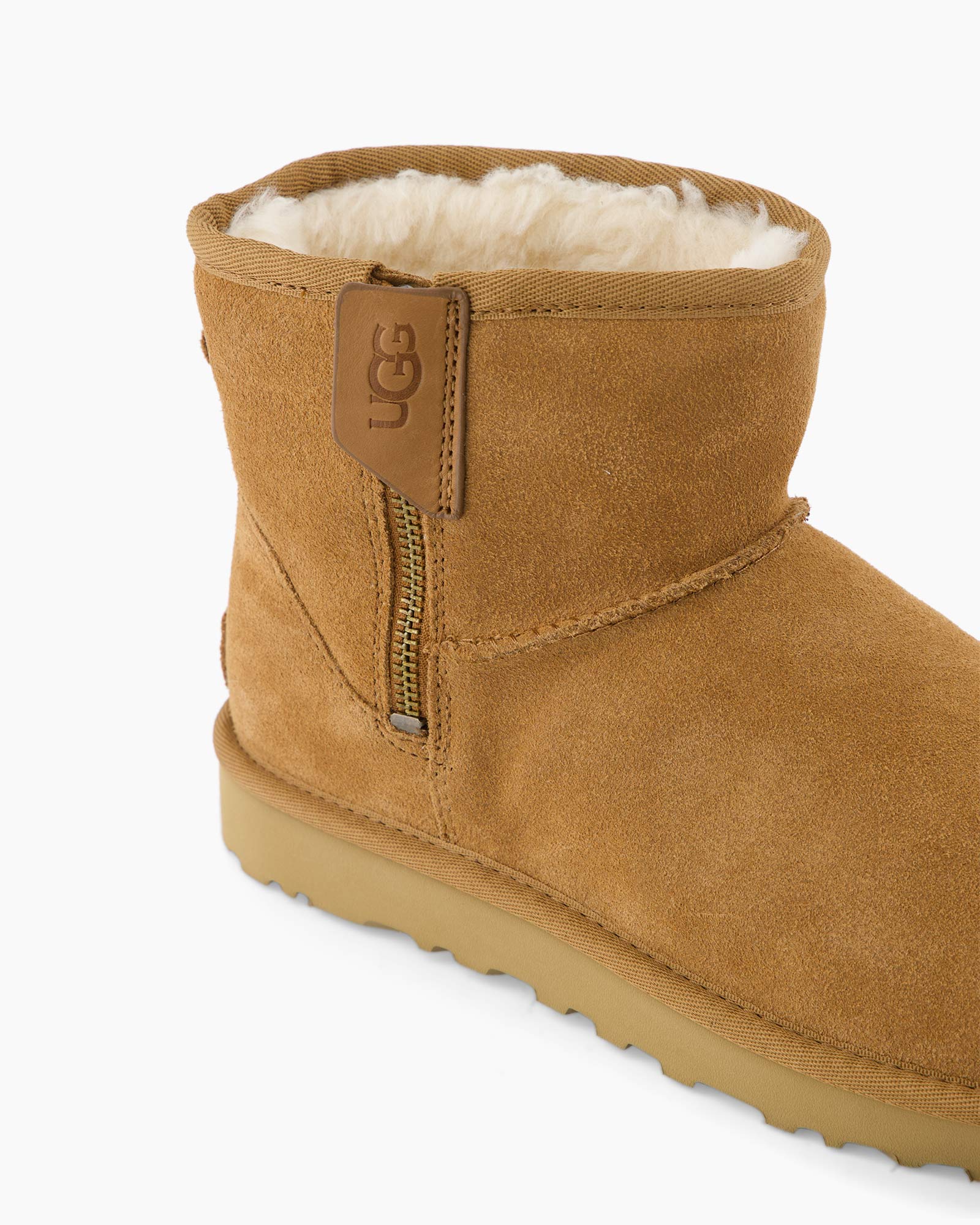 Enkellaars W Classic Mini Bailey Zip Camel