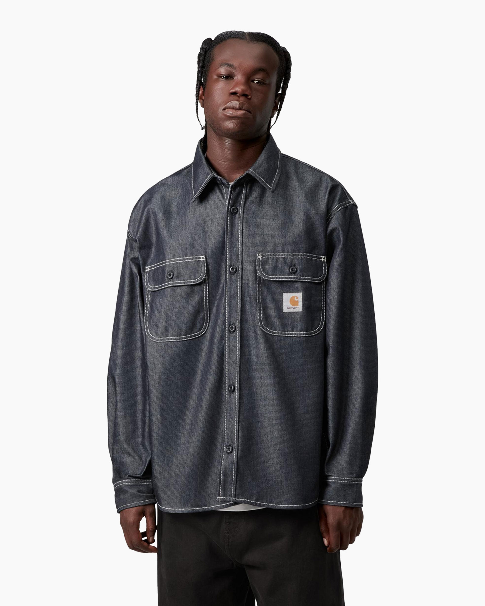 Overshirt Tigan Blauw