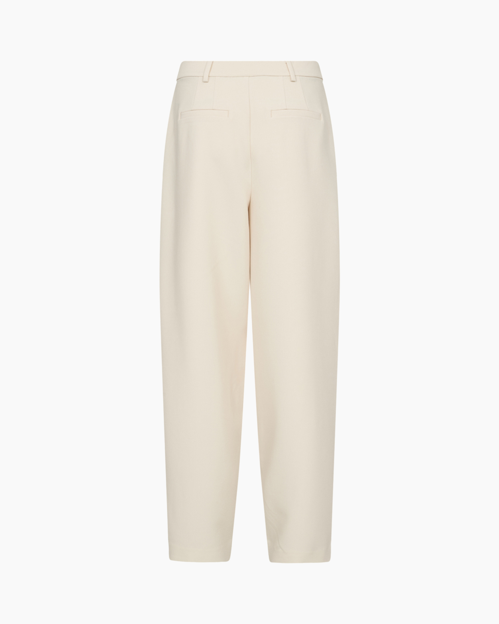 Pantalon Vola Barrel Pleat Bruin