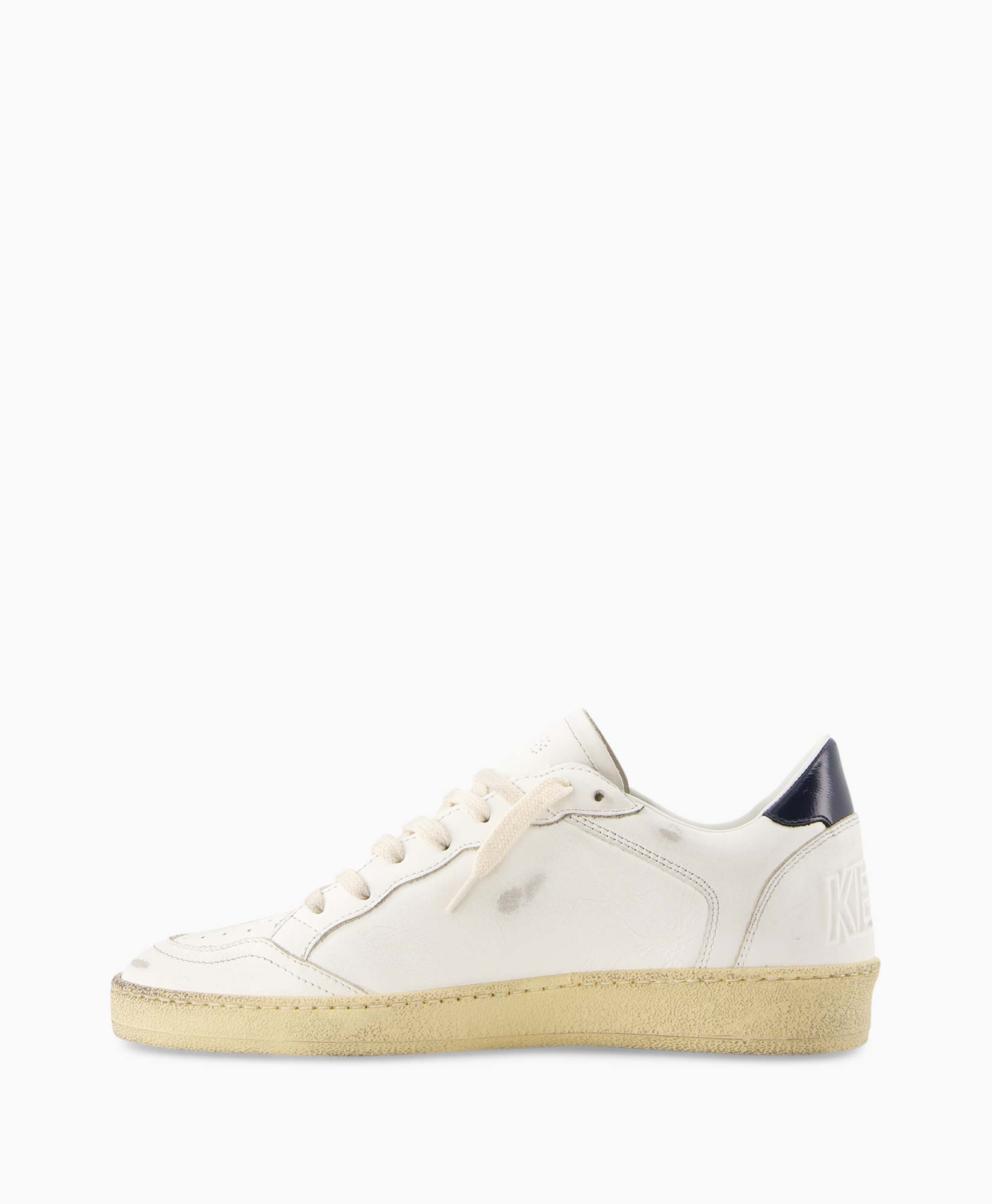 Sneaker Ballstar Leather Upper Suede Star Shiny Le Off White