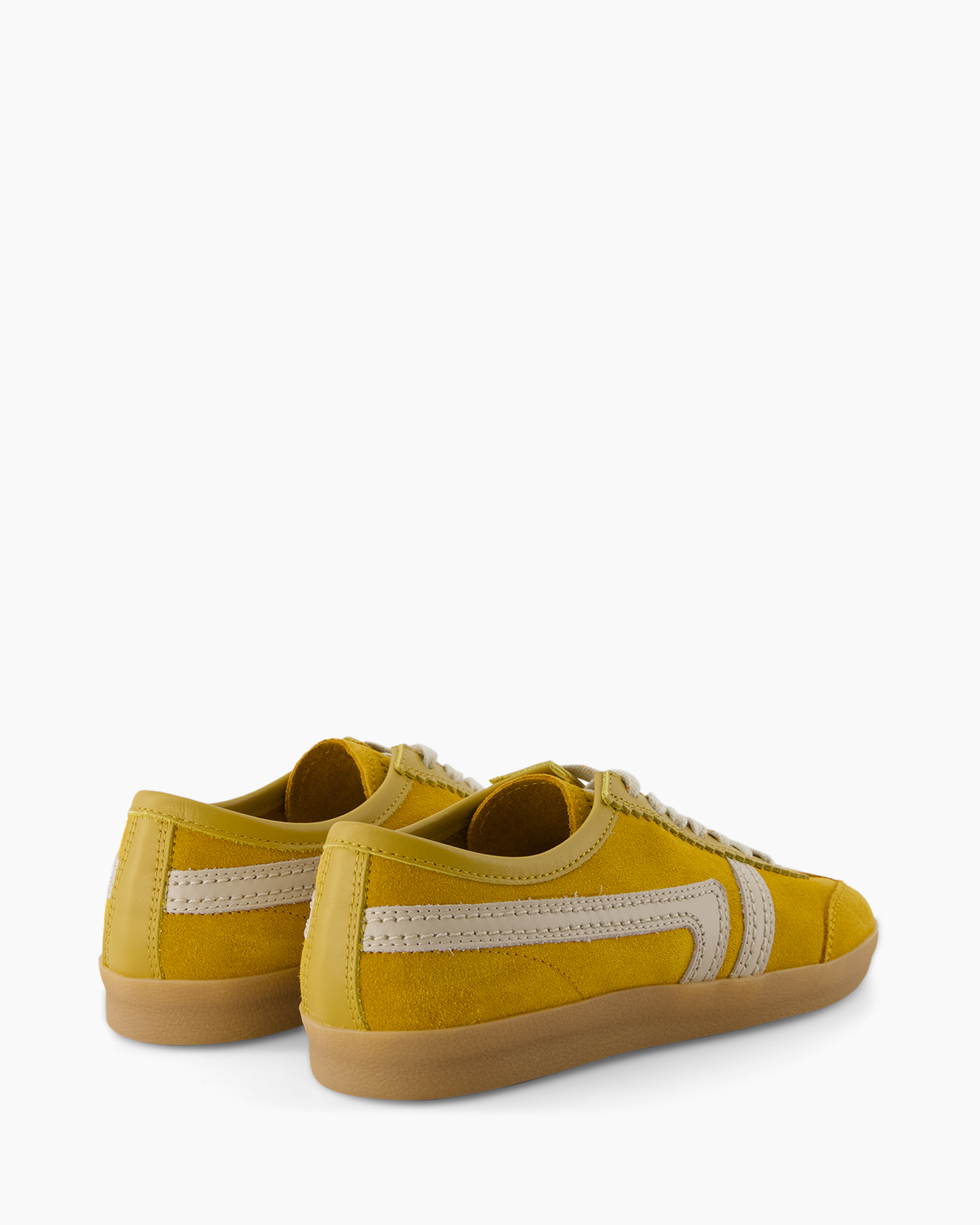 yellow, casual shoes, sneakers, suede, gum sole