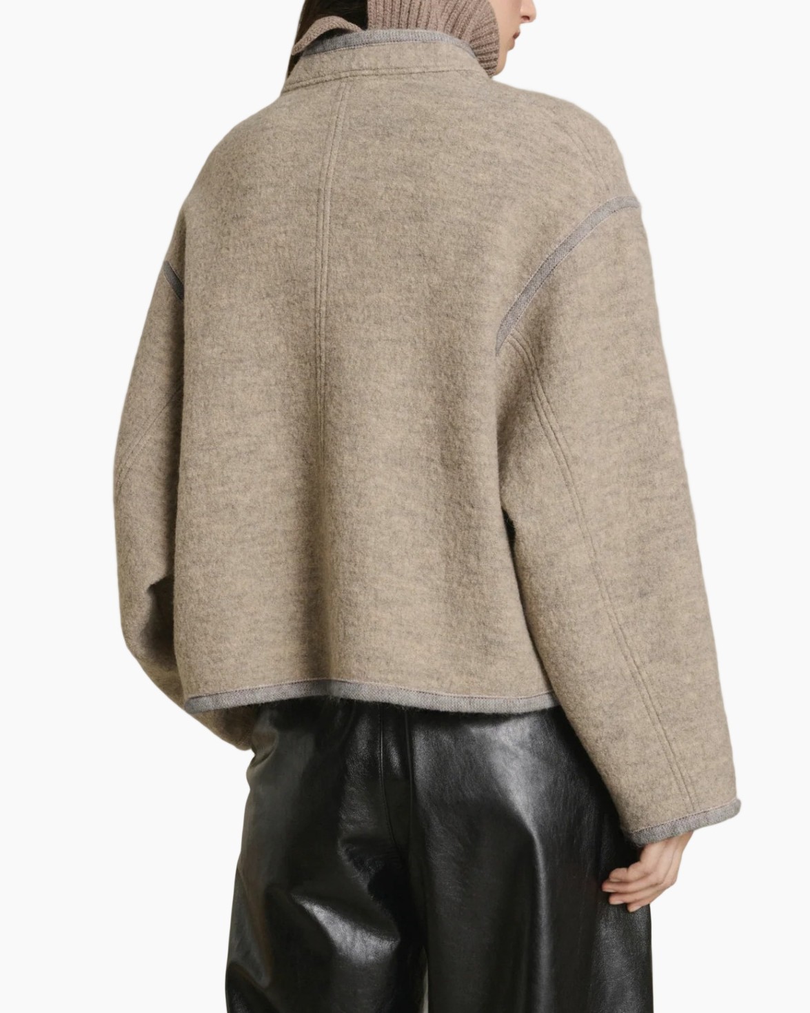 cardigan, beige, breastknit?, knopen, zakken