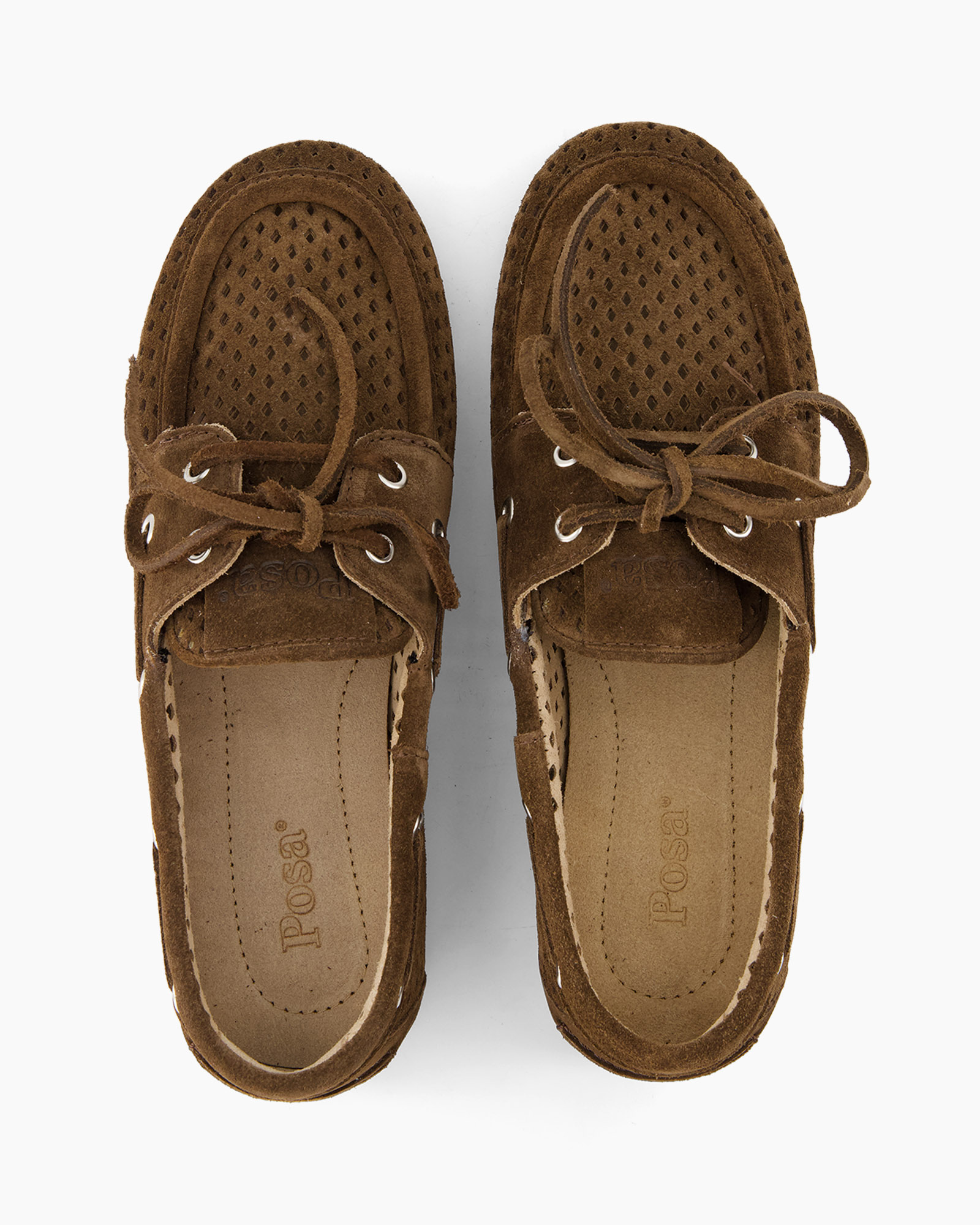 loafers, moccasins, brown, perforated, laces
