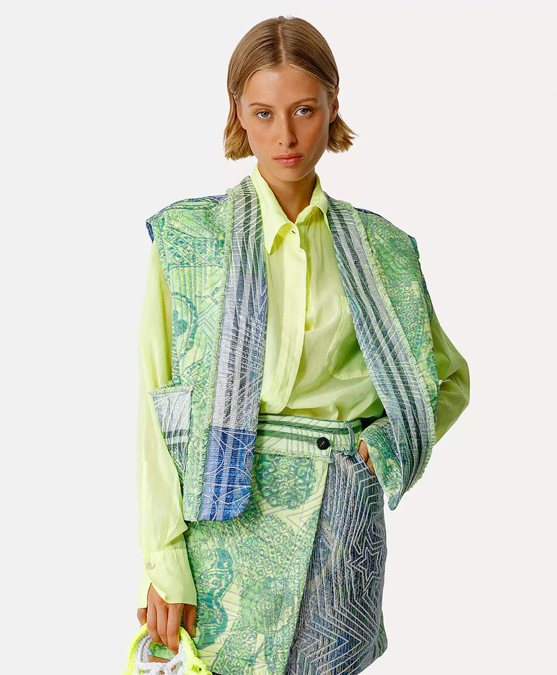 Forte- Forte Gilet 10301 Groen