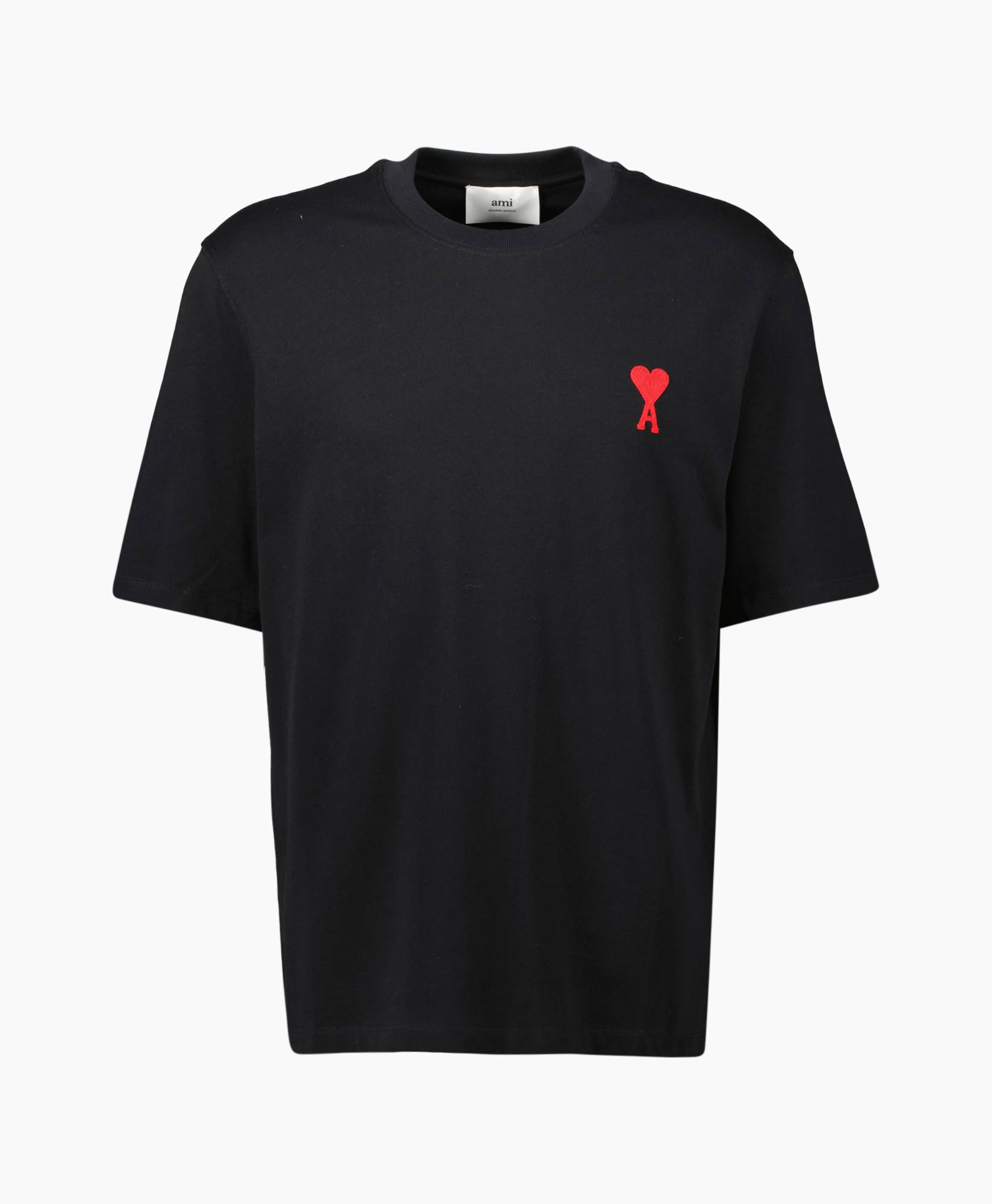 Ami T-shirt Ami De Coeur Heavy Organic Donker Blauw