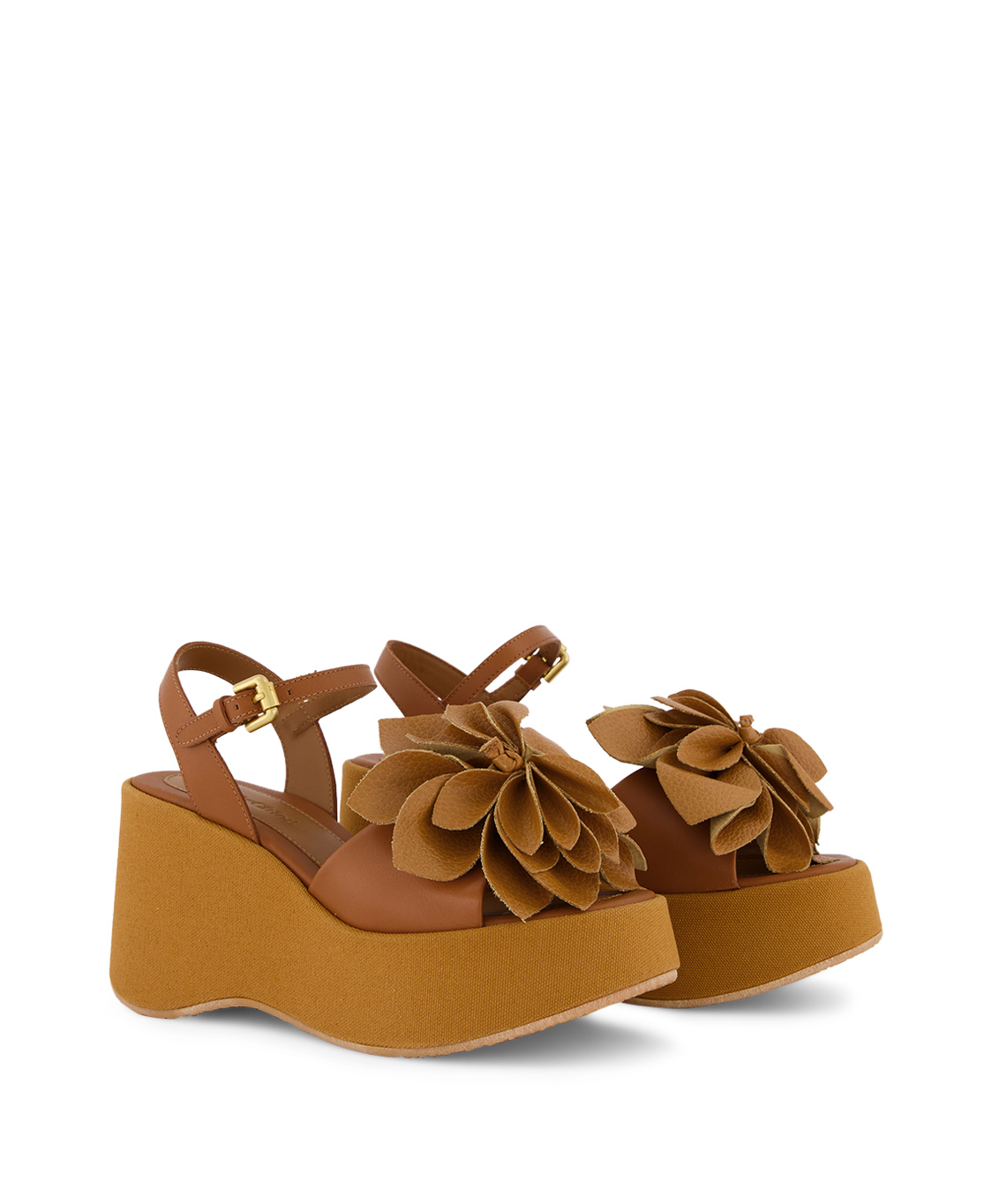 See Chloe Schoenen Sandaal Met Hak Sb38063a Bruin