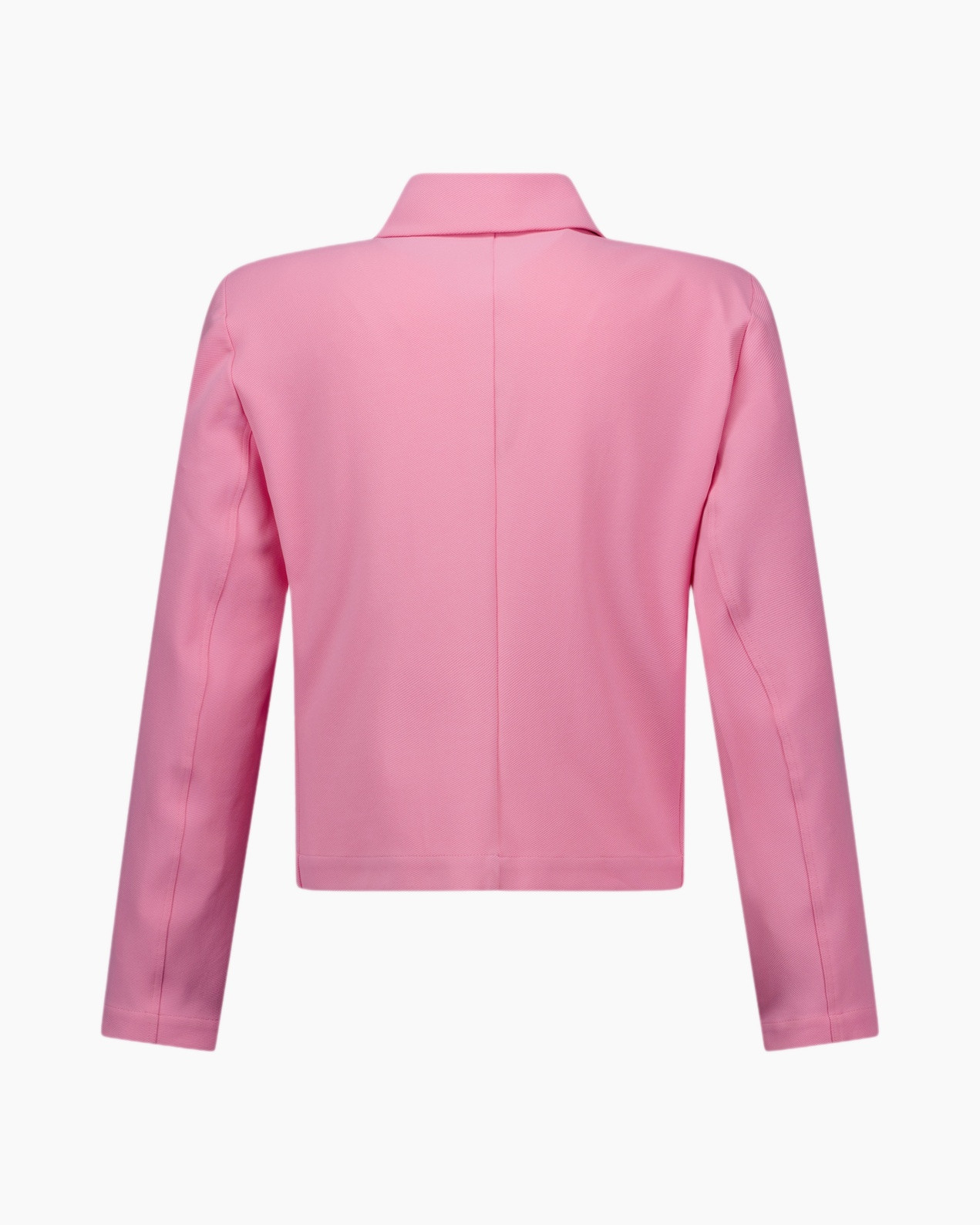 roze, jasje, lange mouwen, kraag, knopen