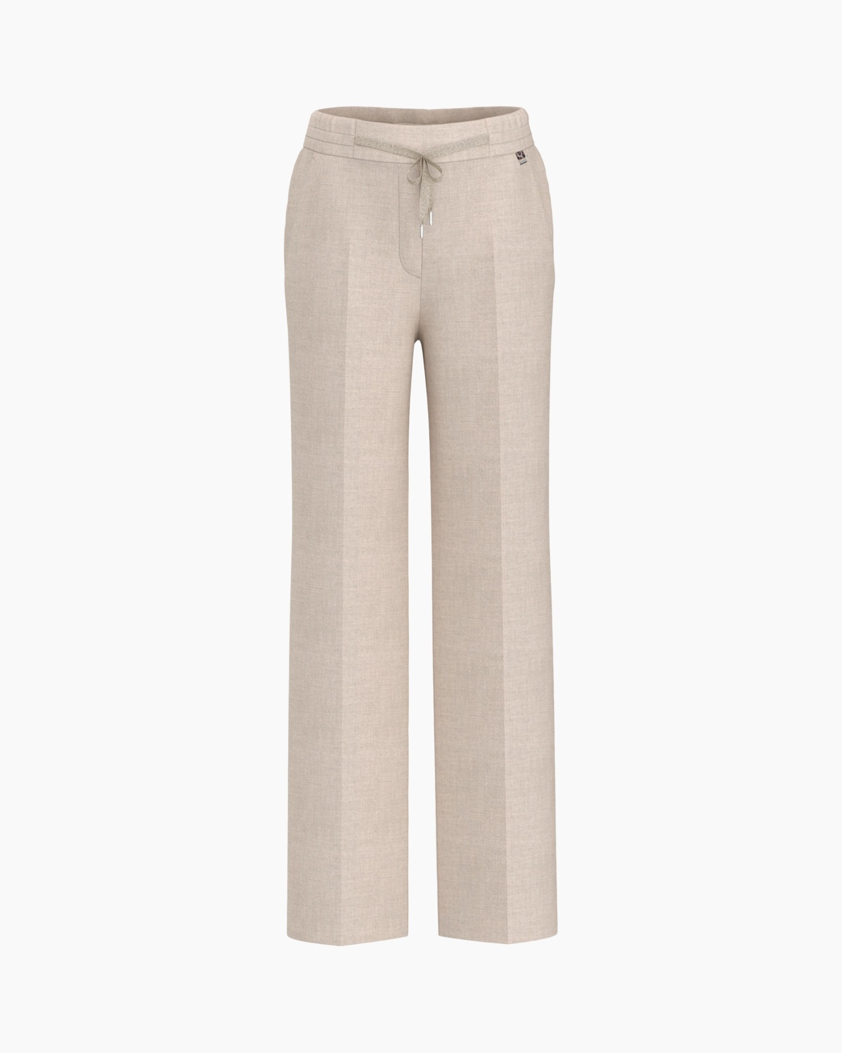 broek, broek, beige, linnen, touwtje