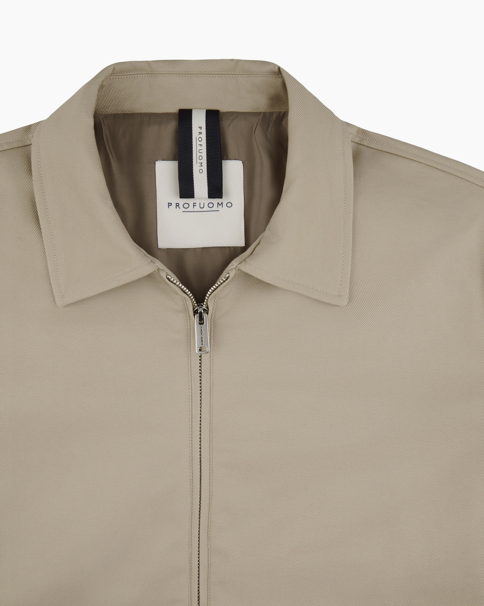 jas roze, rits, beige, kraag, zakken