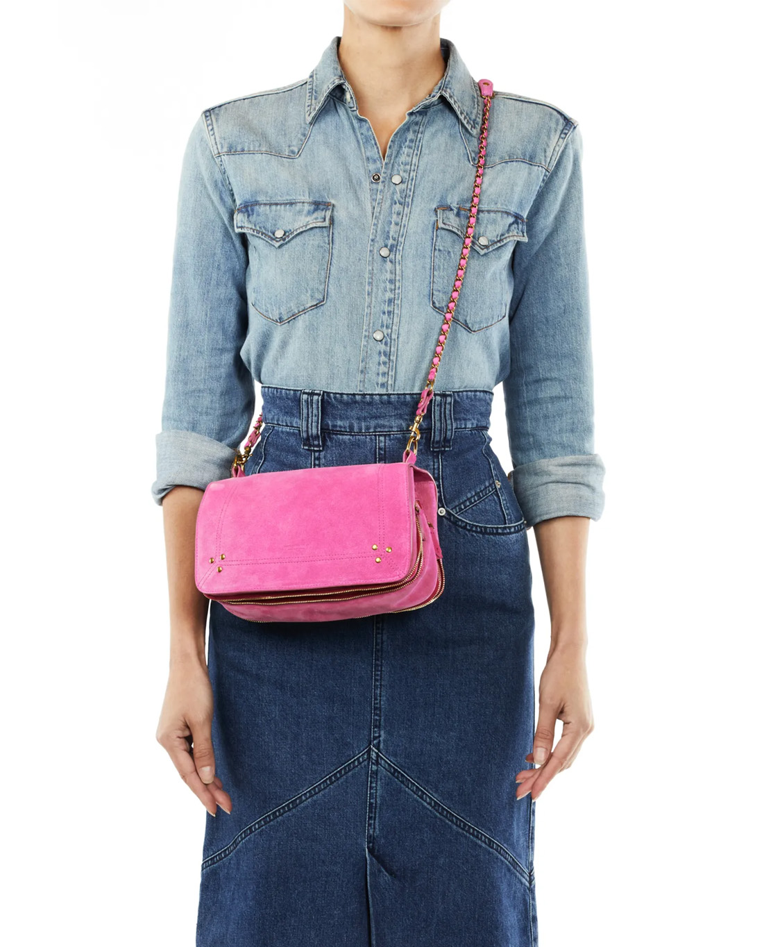 Jérôme Dreyfuss Crossbody Tas Bobi Pink