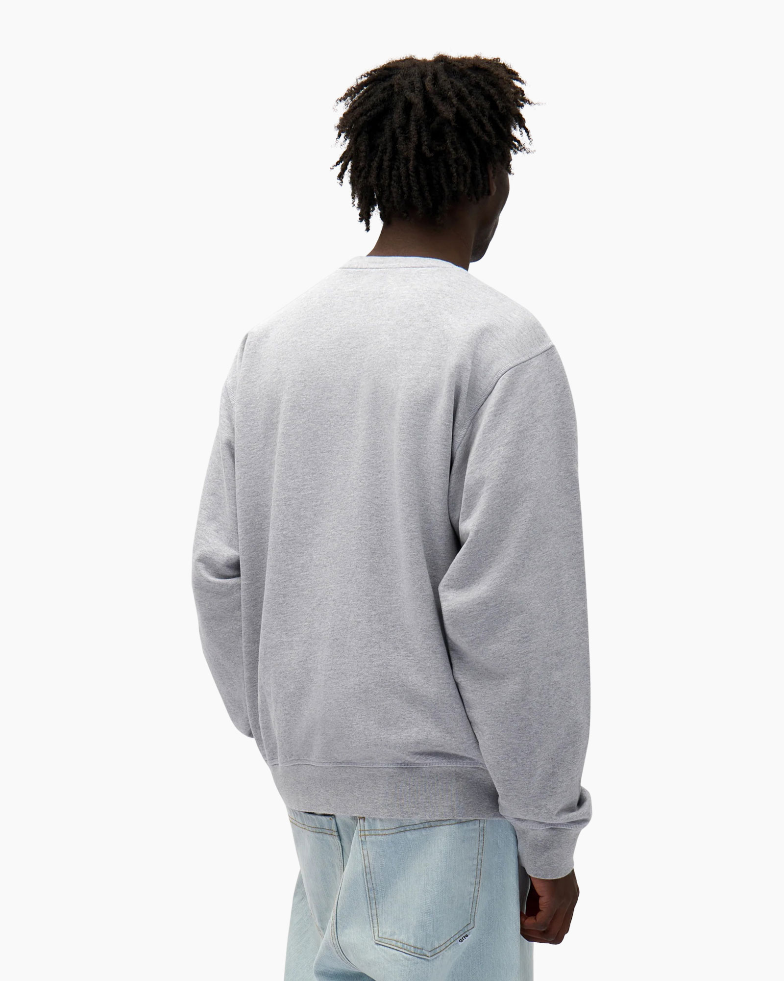 Sweater Circle Bird Logo Crewneck Grijs