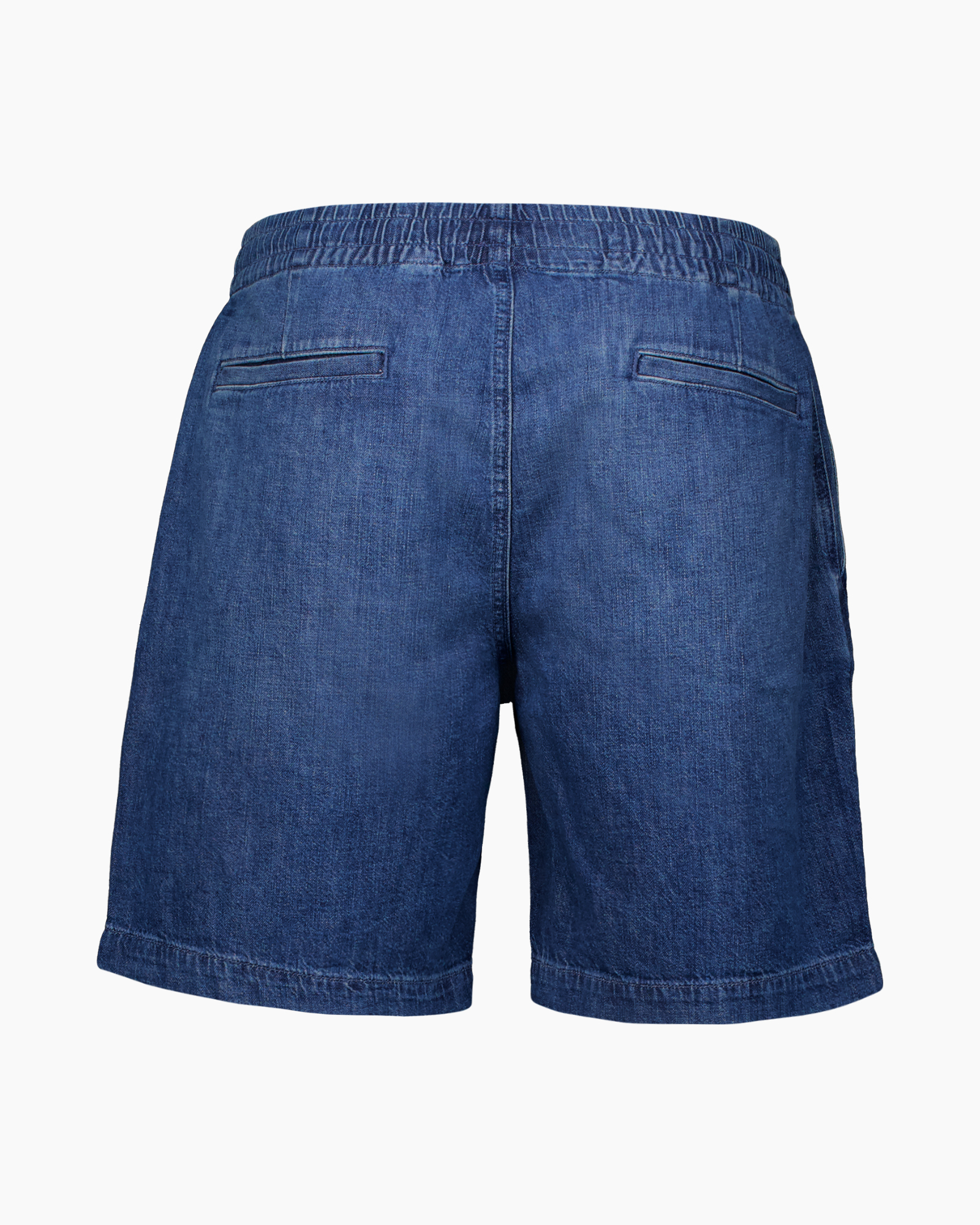 denim, shorts, touwkoord, blauw, zakken?