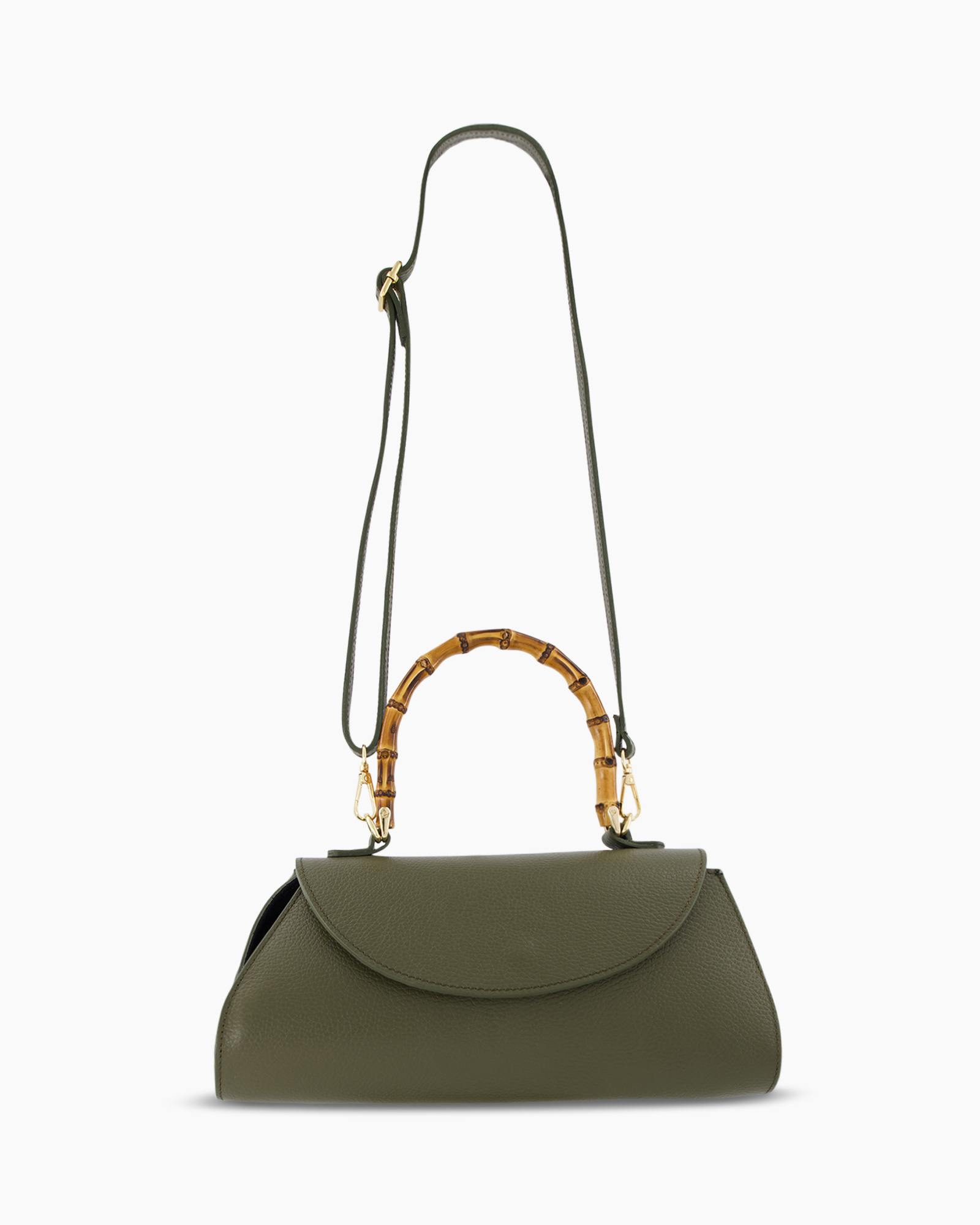 Schouder/hand Tas Furci Siculo midden groen