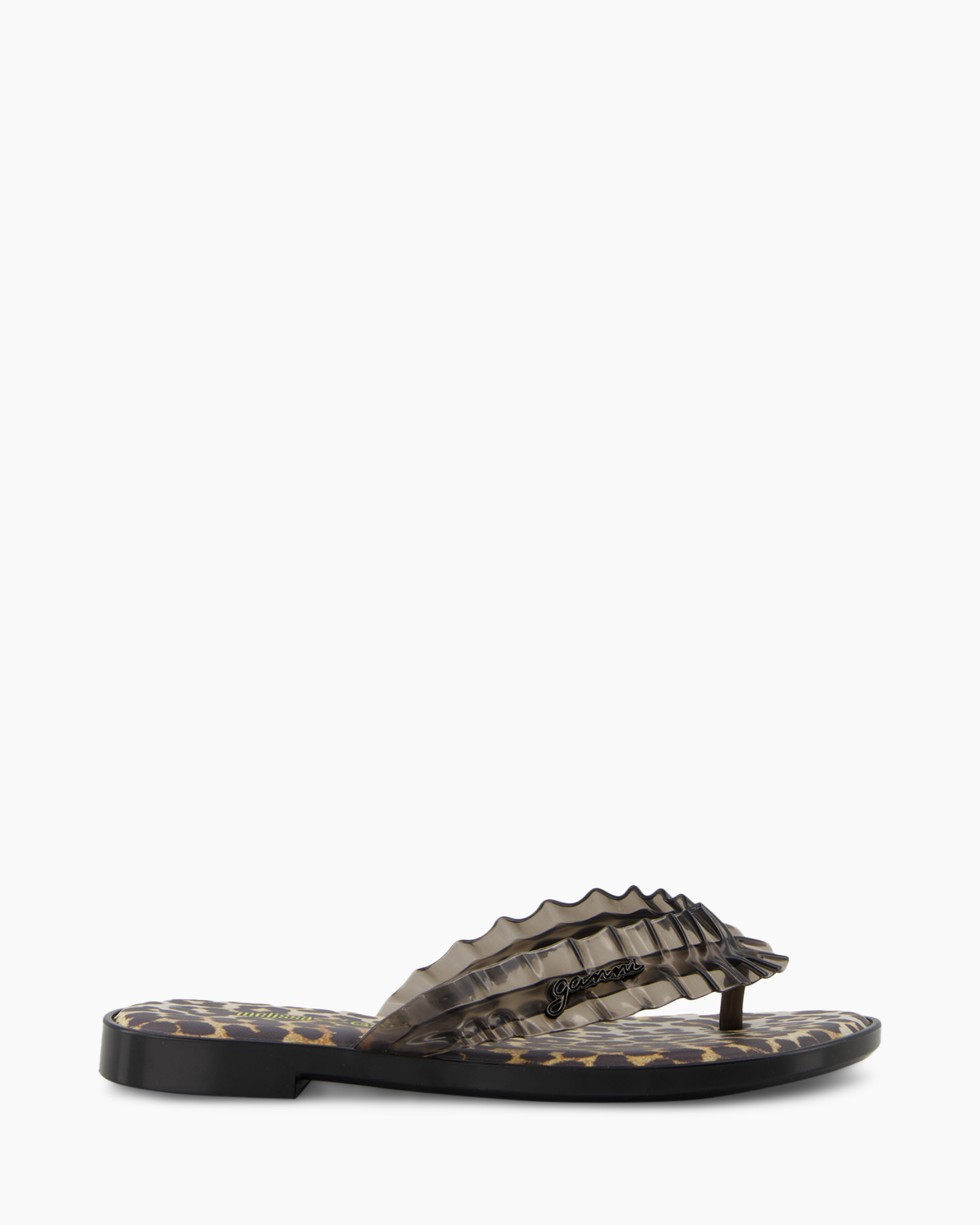 sandalen, thong, flip-flop, luipaard, gerimpelde