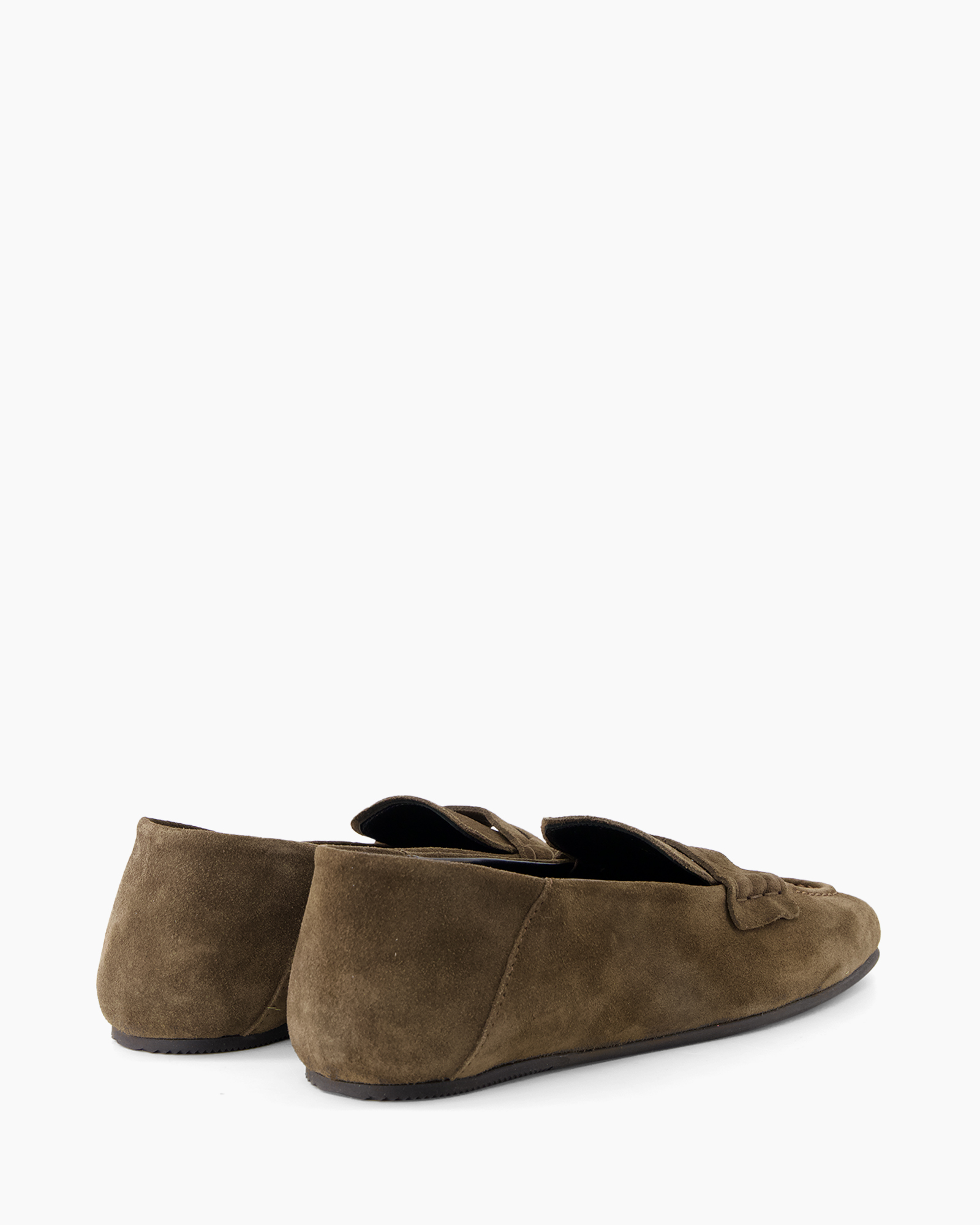 slippers, moccasins, suede, brown, flat