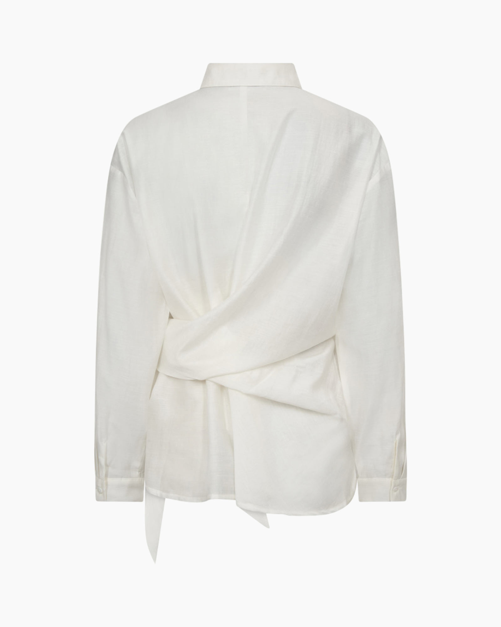 T-shirt Korte Mouw Idina Tie Off White